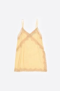Long yellow lingerie top