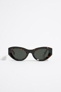 Amber cat-eye sunglasses