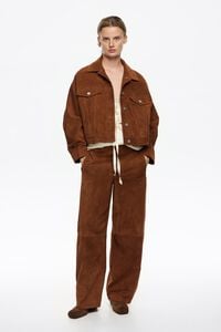 Caramel suede jacket