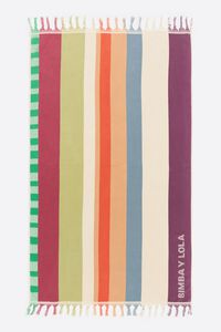 Multicolor striped towel