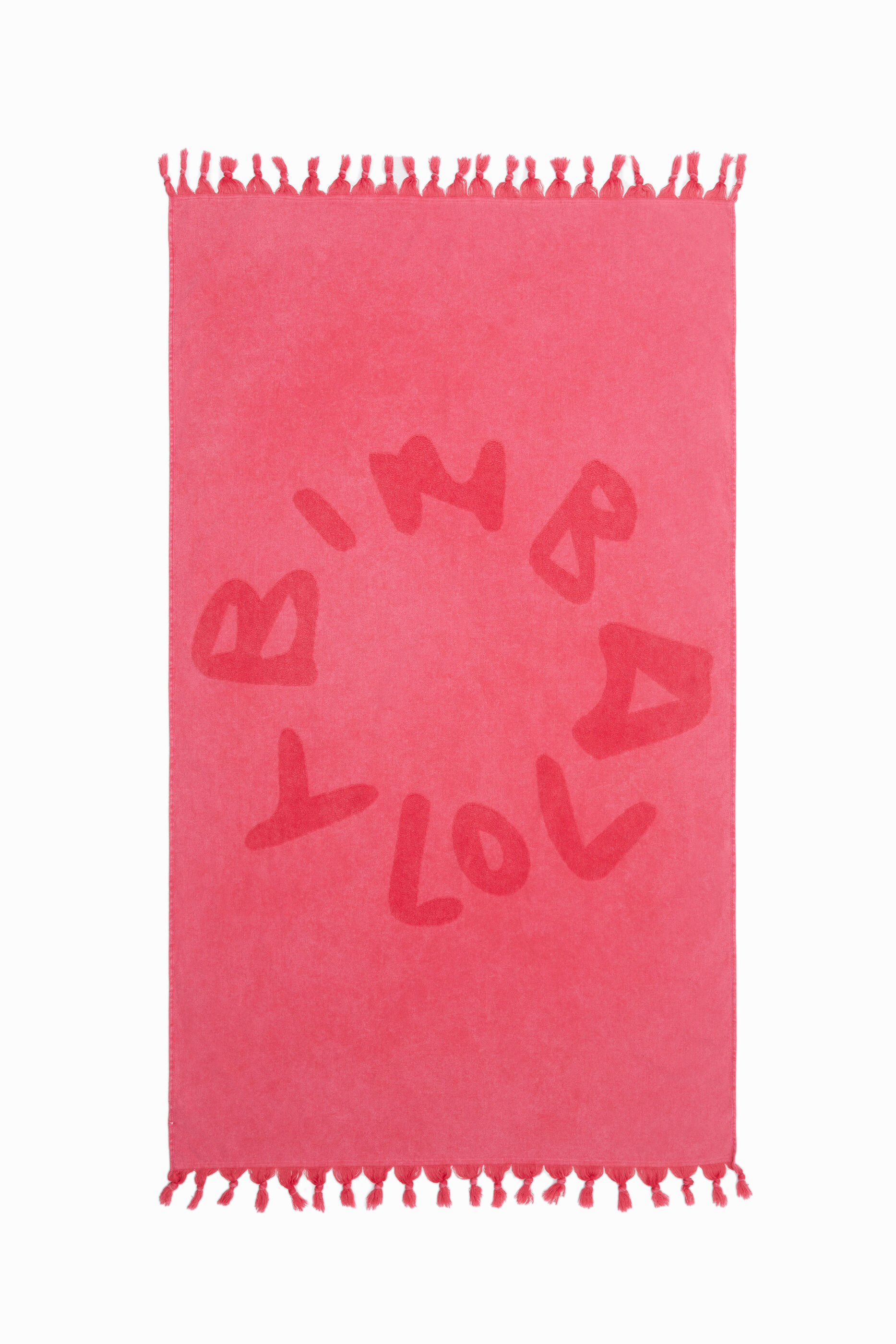 Toalla maxilogo rosa