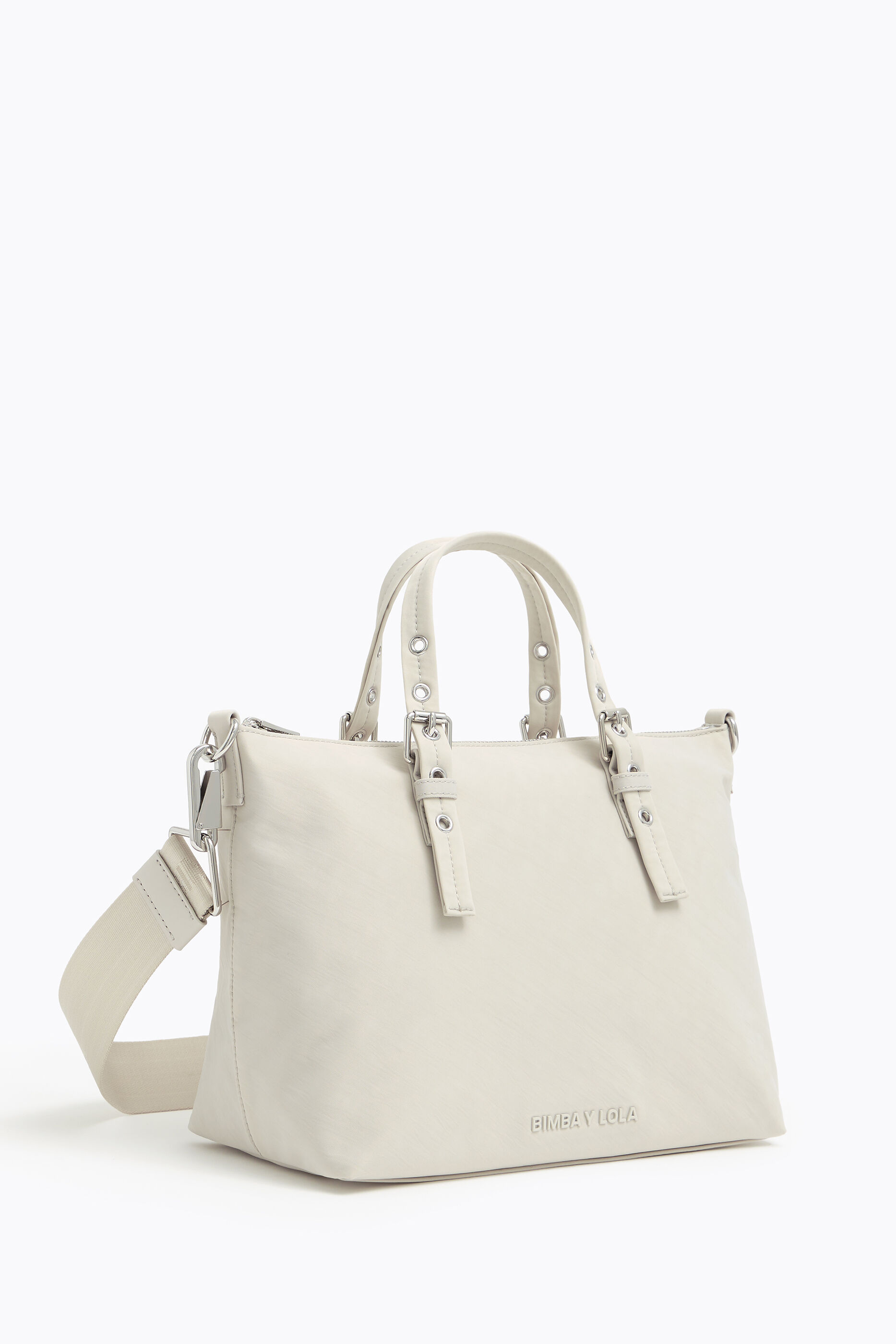 Bolso tote M nylon piedra