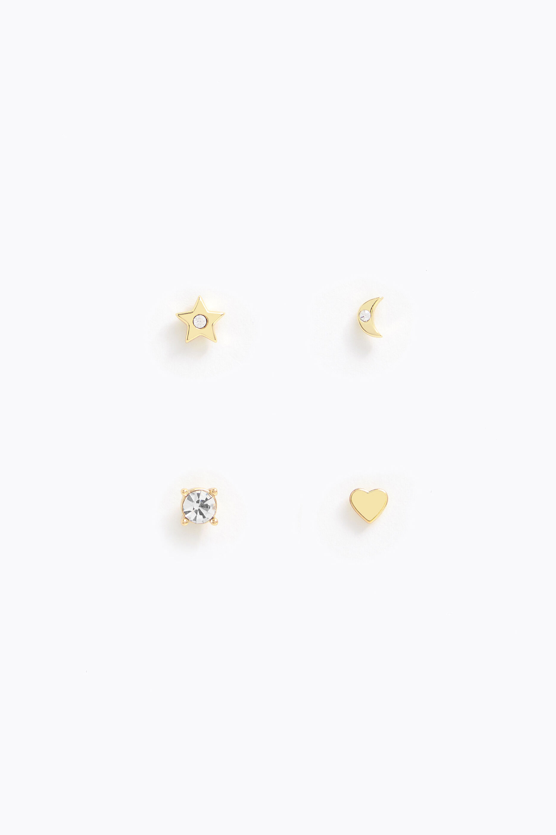 Set pendientes dorados