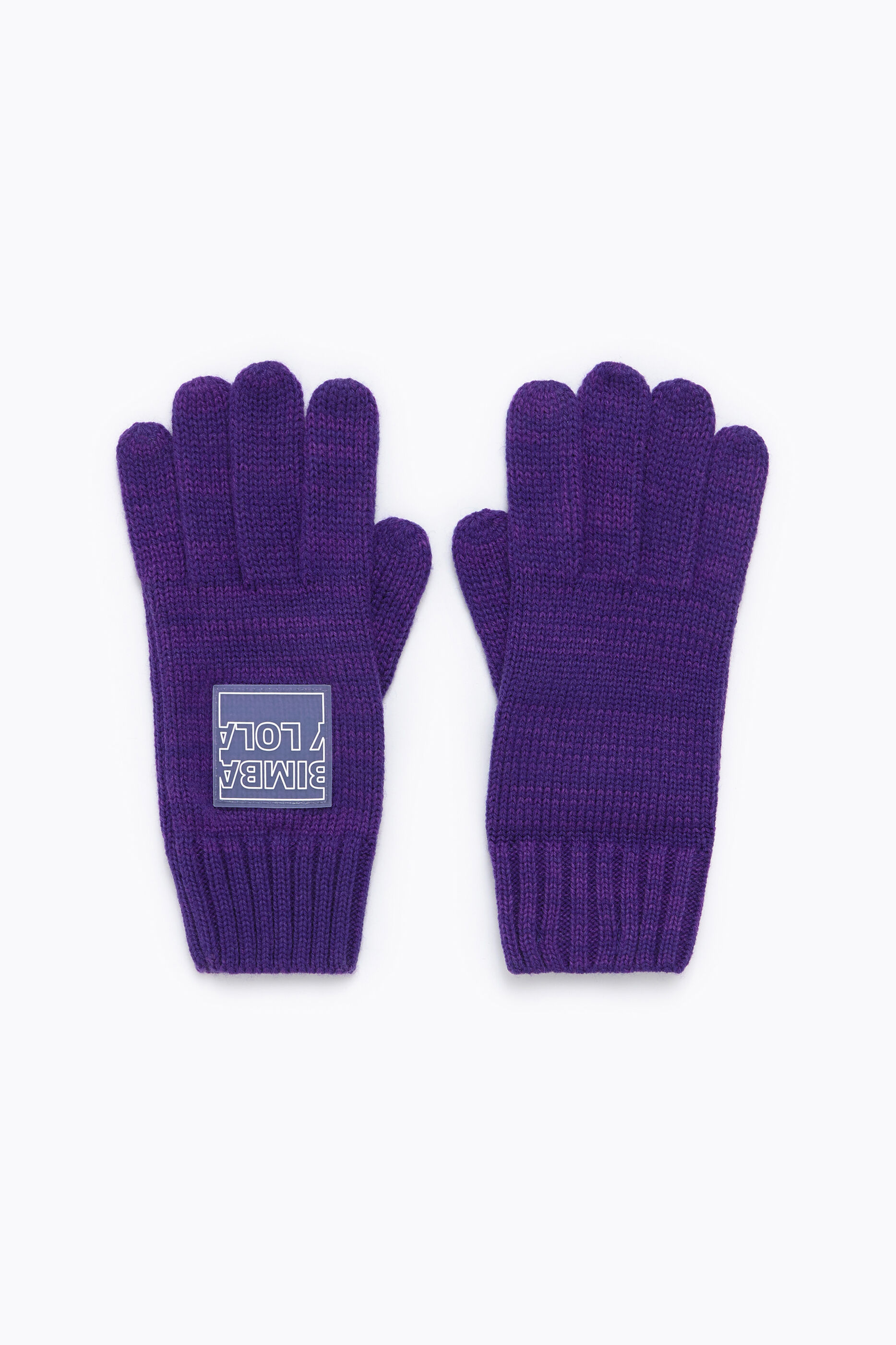Guantes punto morado