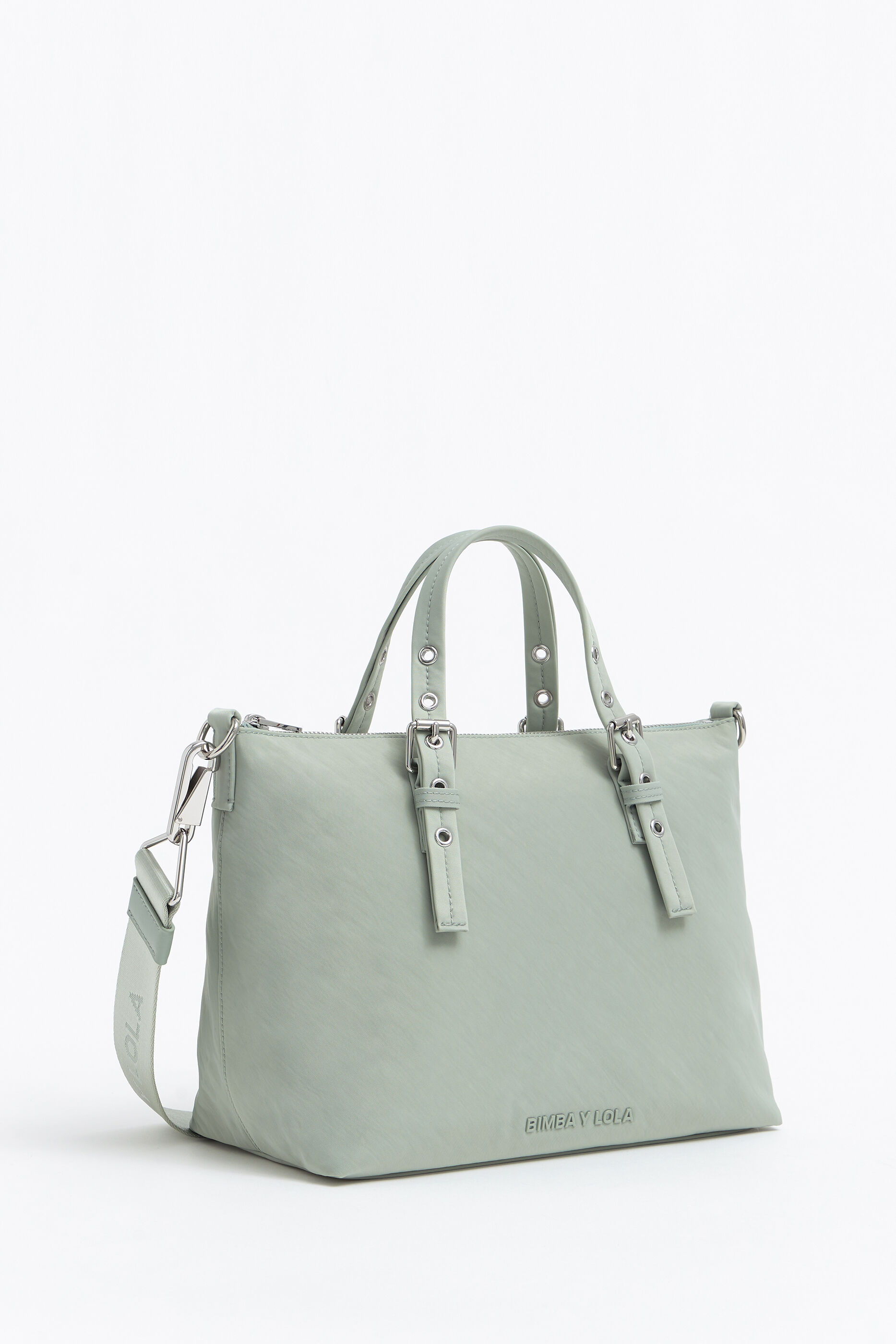 Bolso tote M azul hielo