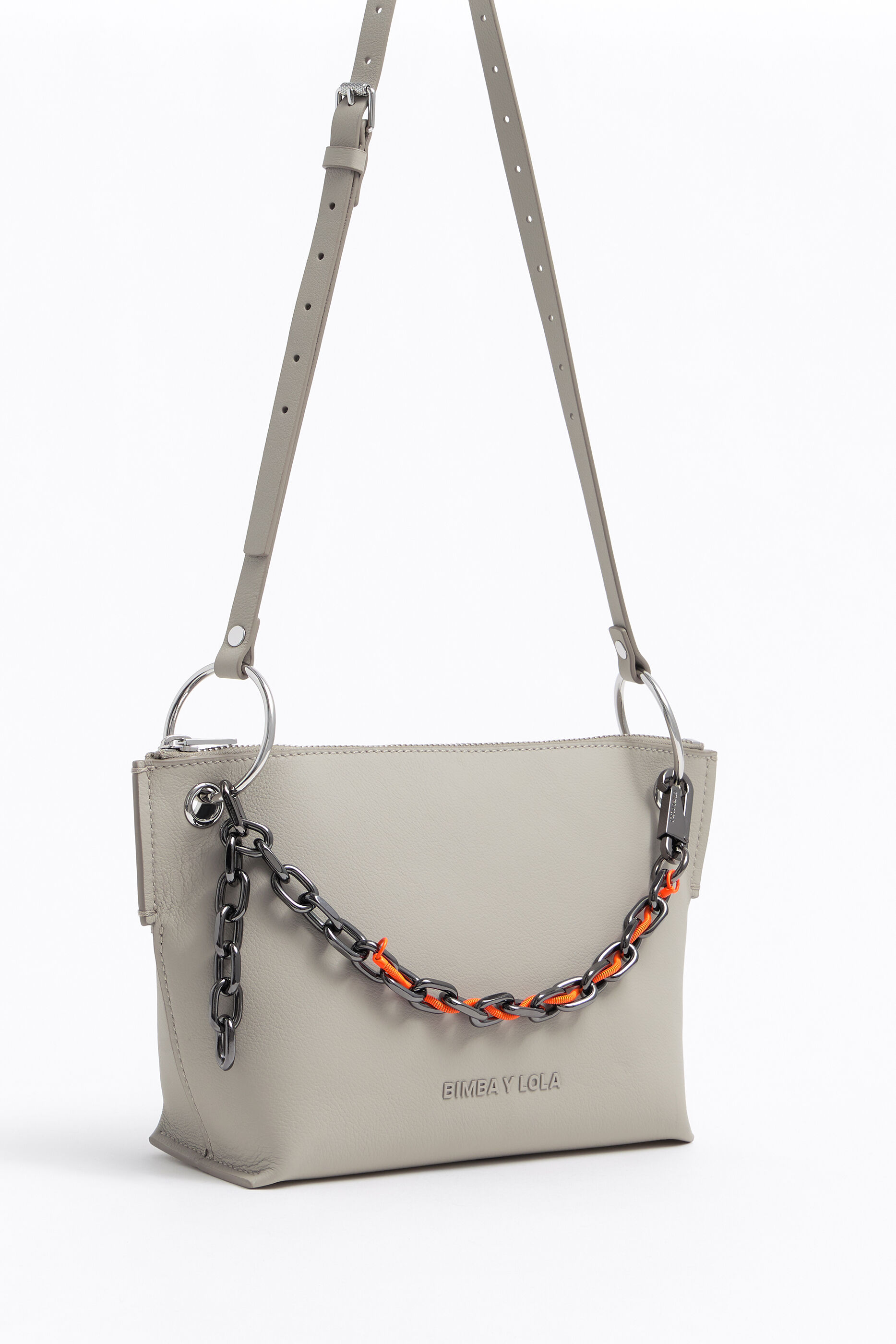 Bolso trapecio M piedra