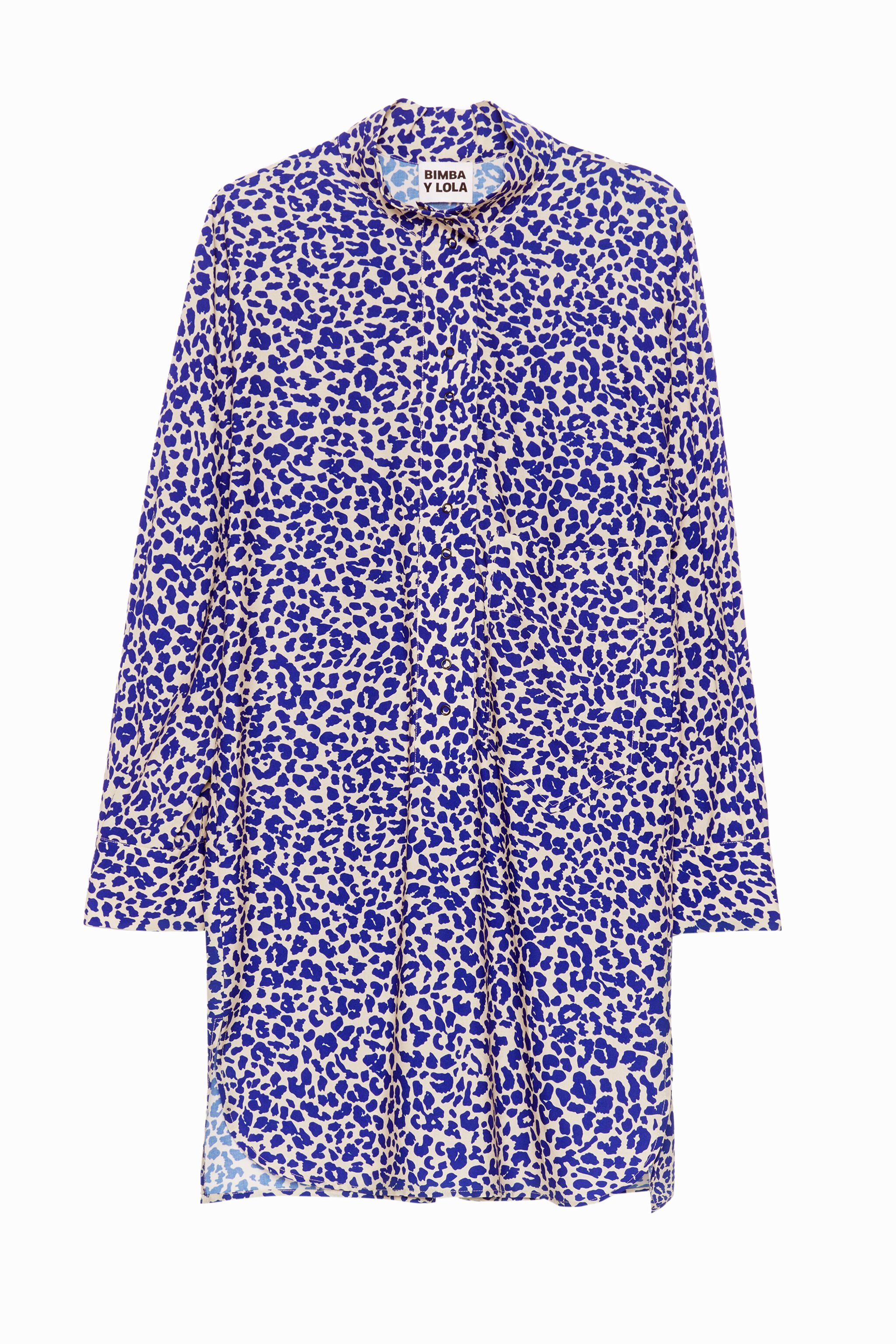 Camisa oversize Animal-Print