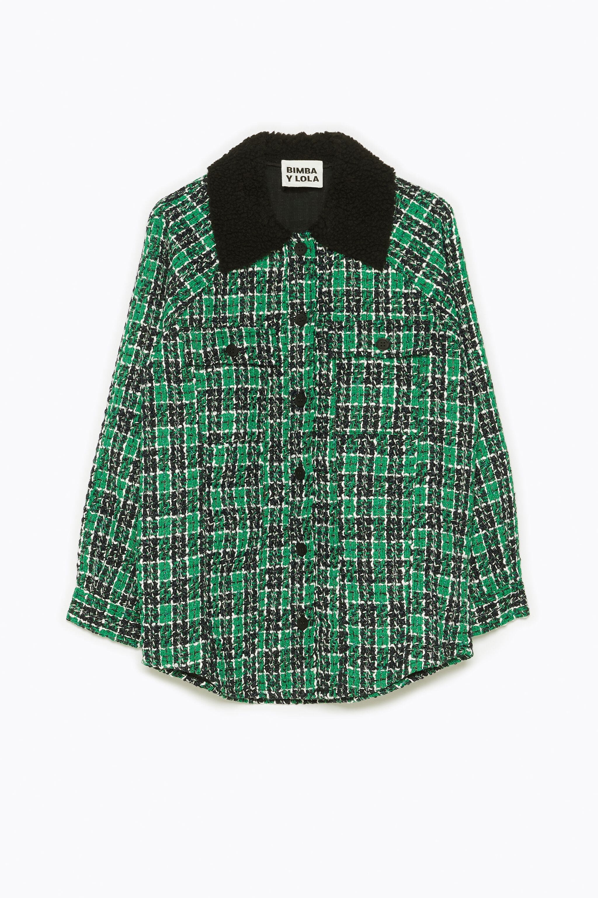 Sobrecamisa punto cuadros