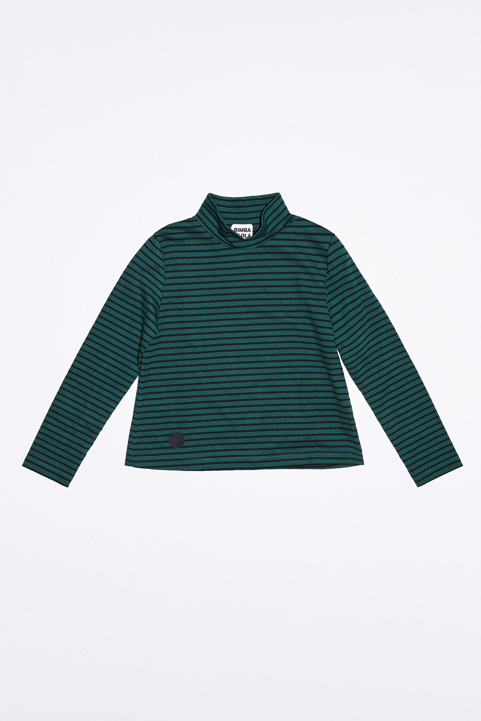 Top punto rayas verdes