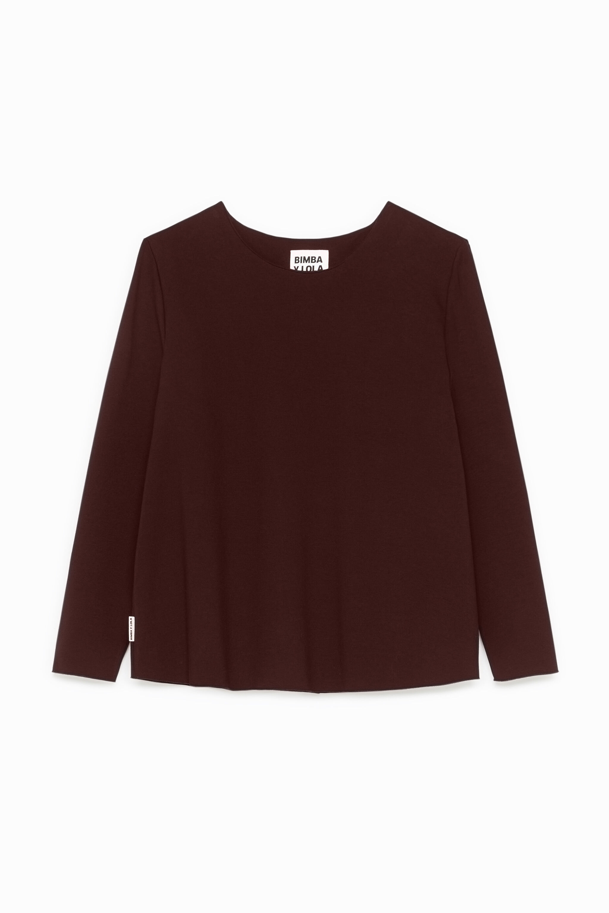 Camiseta punto marrr&oacute;n