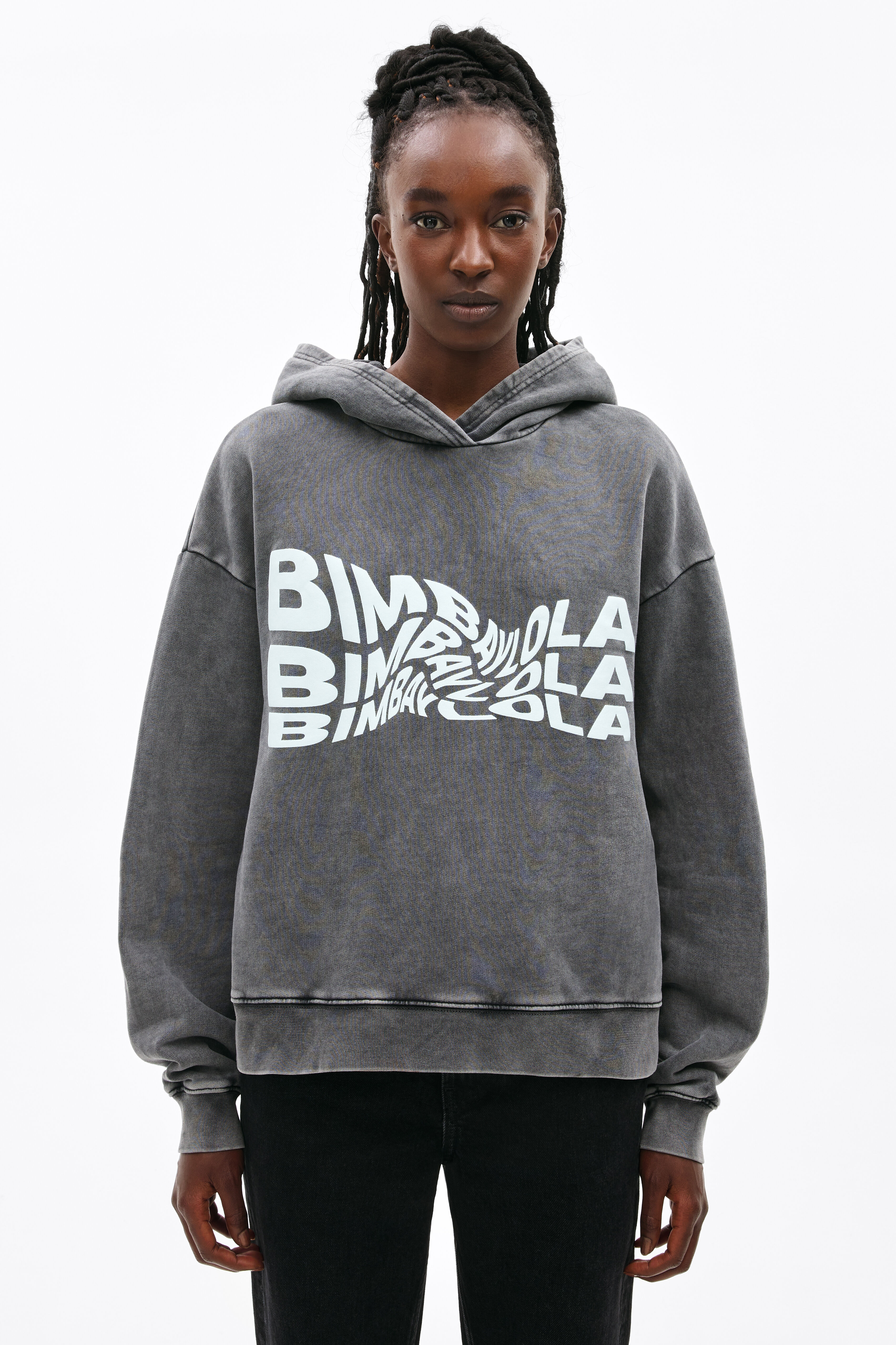 Sudadera Logo-Waves gris