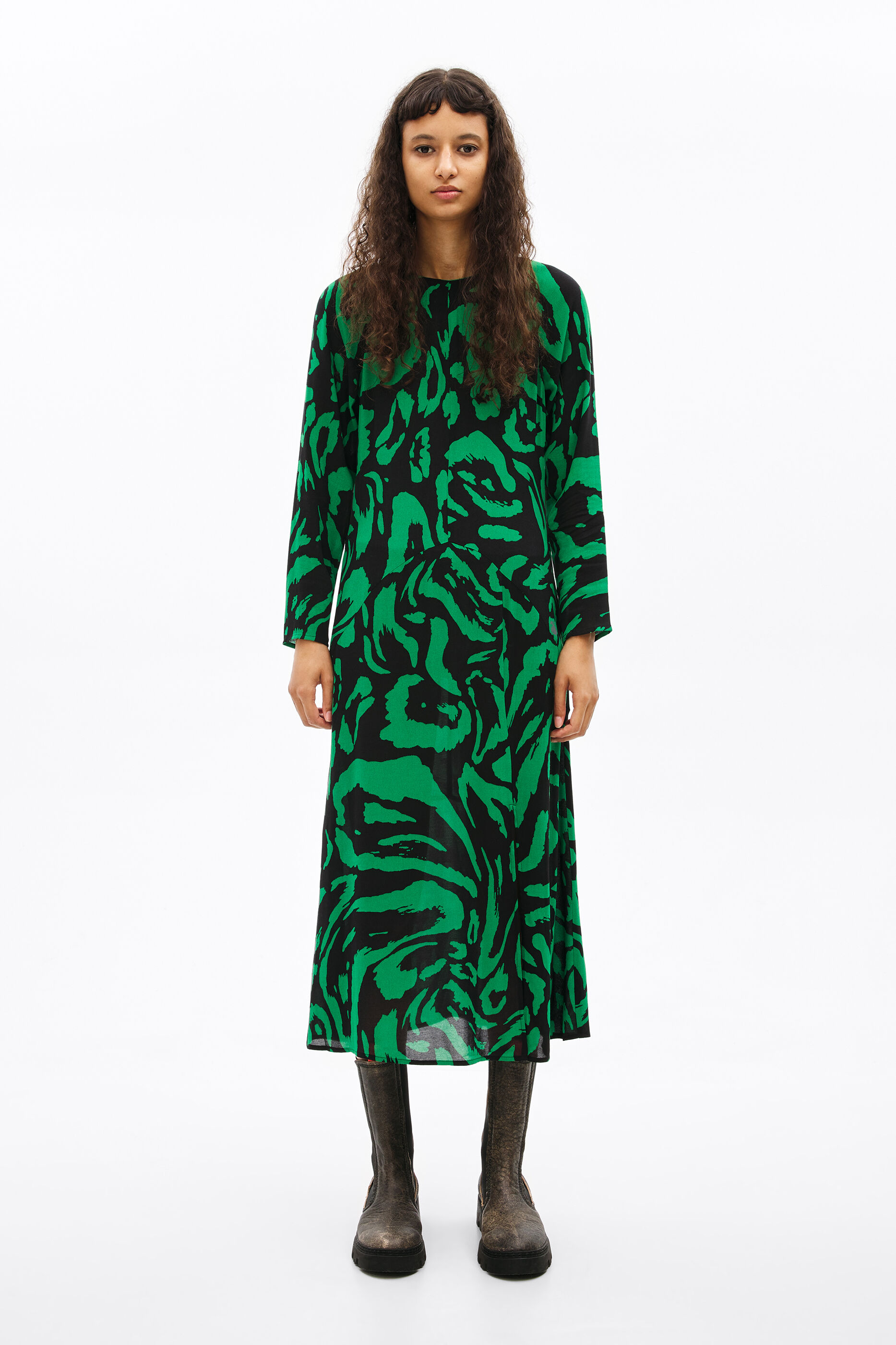 Vestido fluido Liquid-Animal