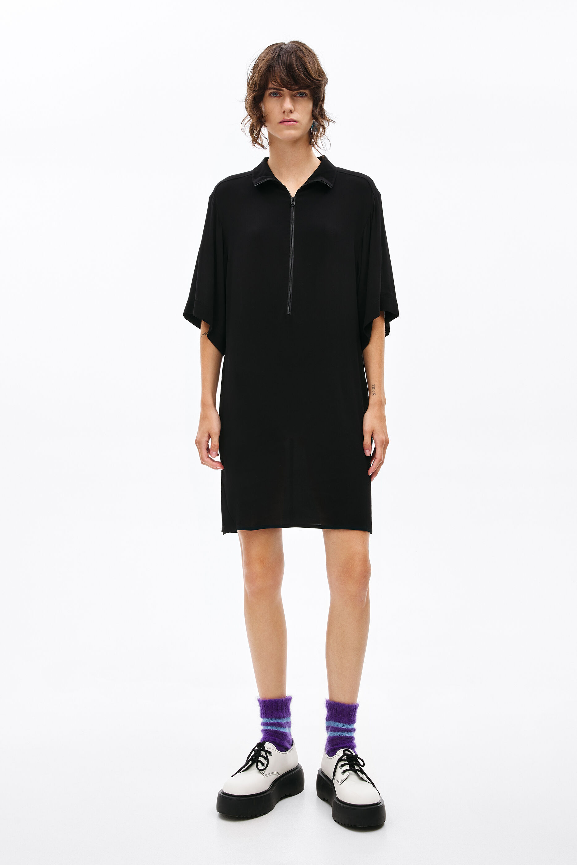 Vestido fluido negro