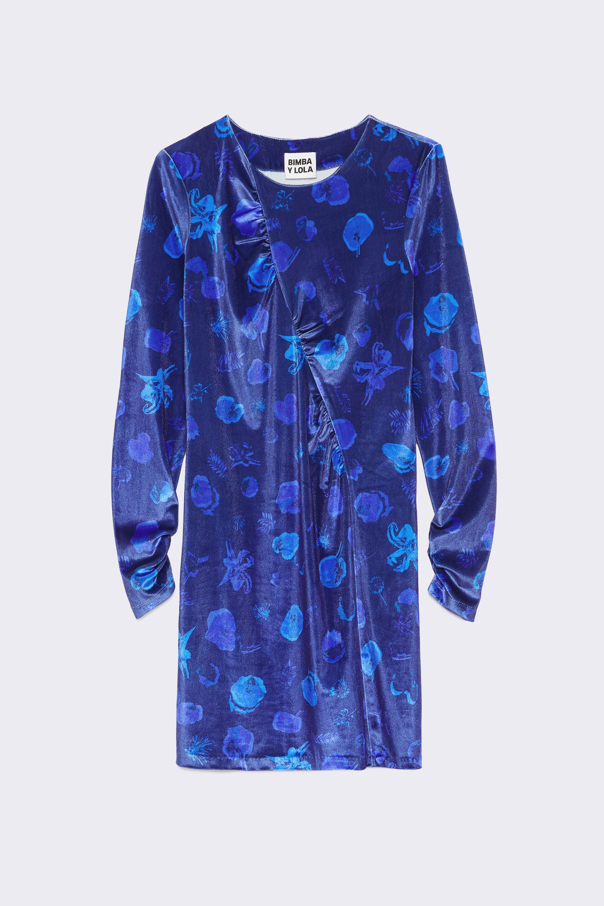 Vestido terciopelo Field-Flowers azul