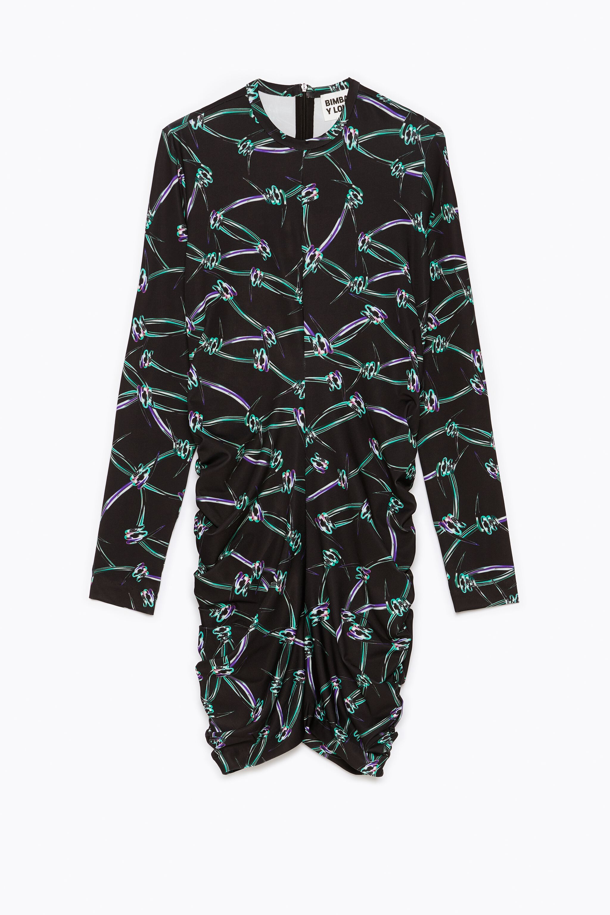 Vestido punto Punk negro