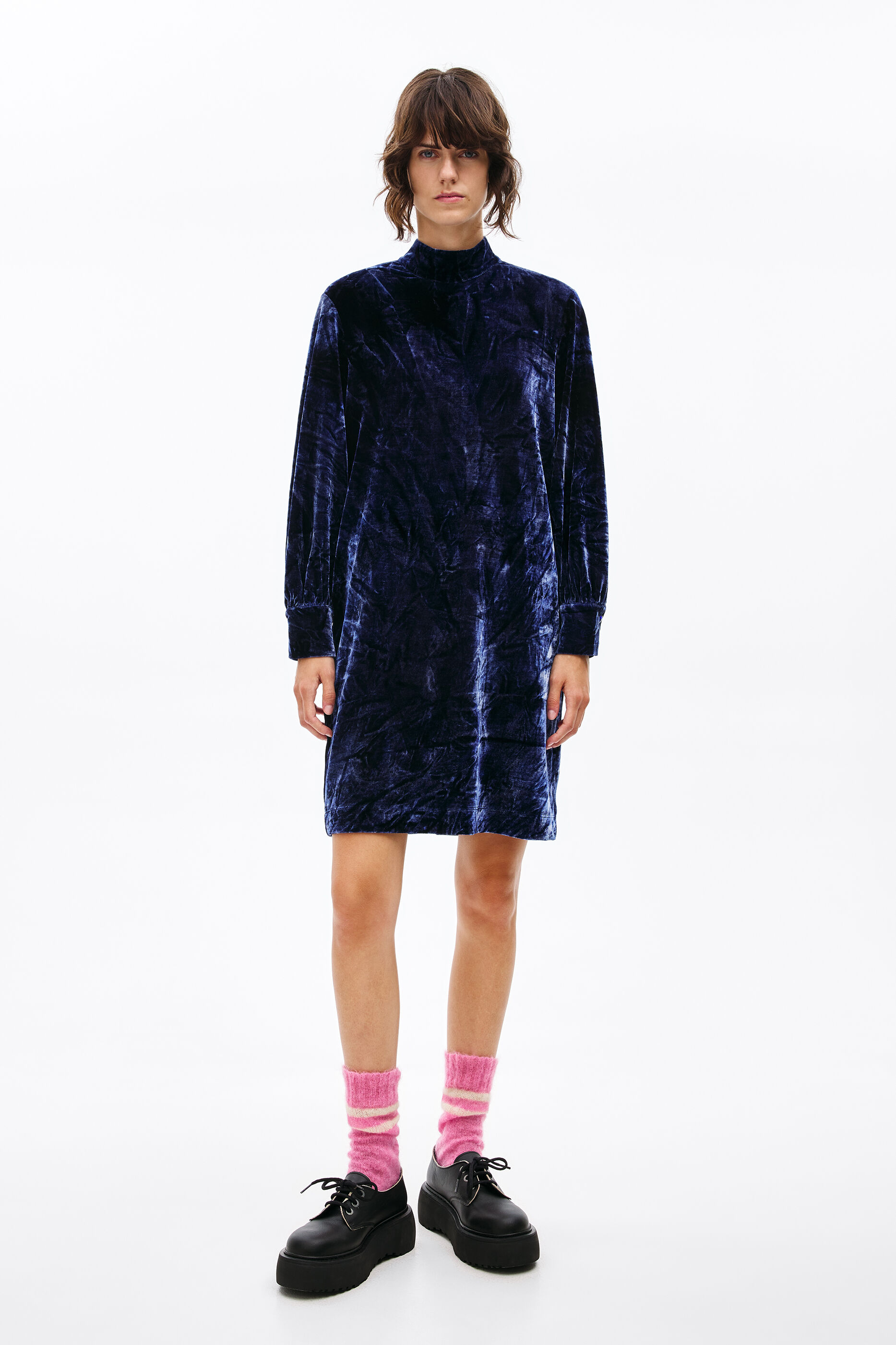 Vestido terciopelo azul