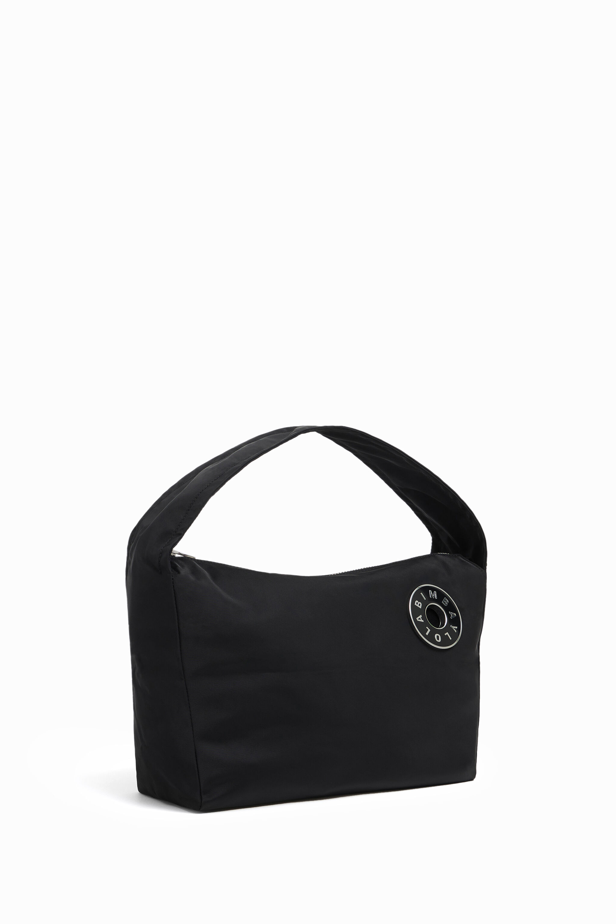 Bolso Hobo L Logo-Chimo negro