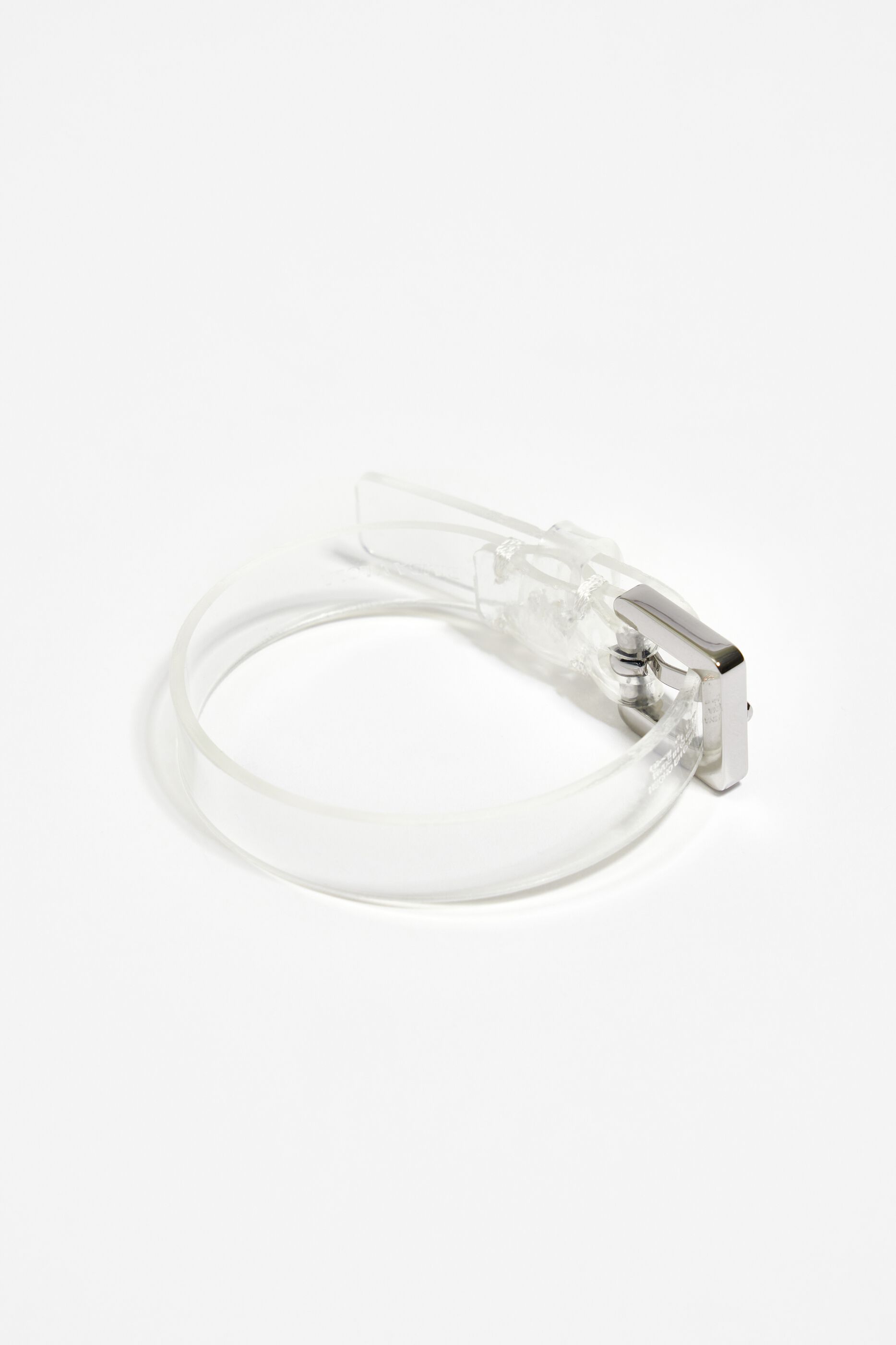 Pulsera personalizable transparente