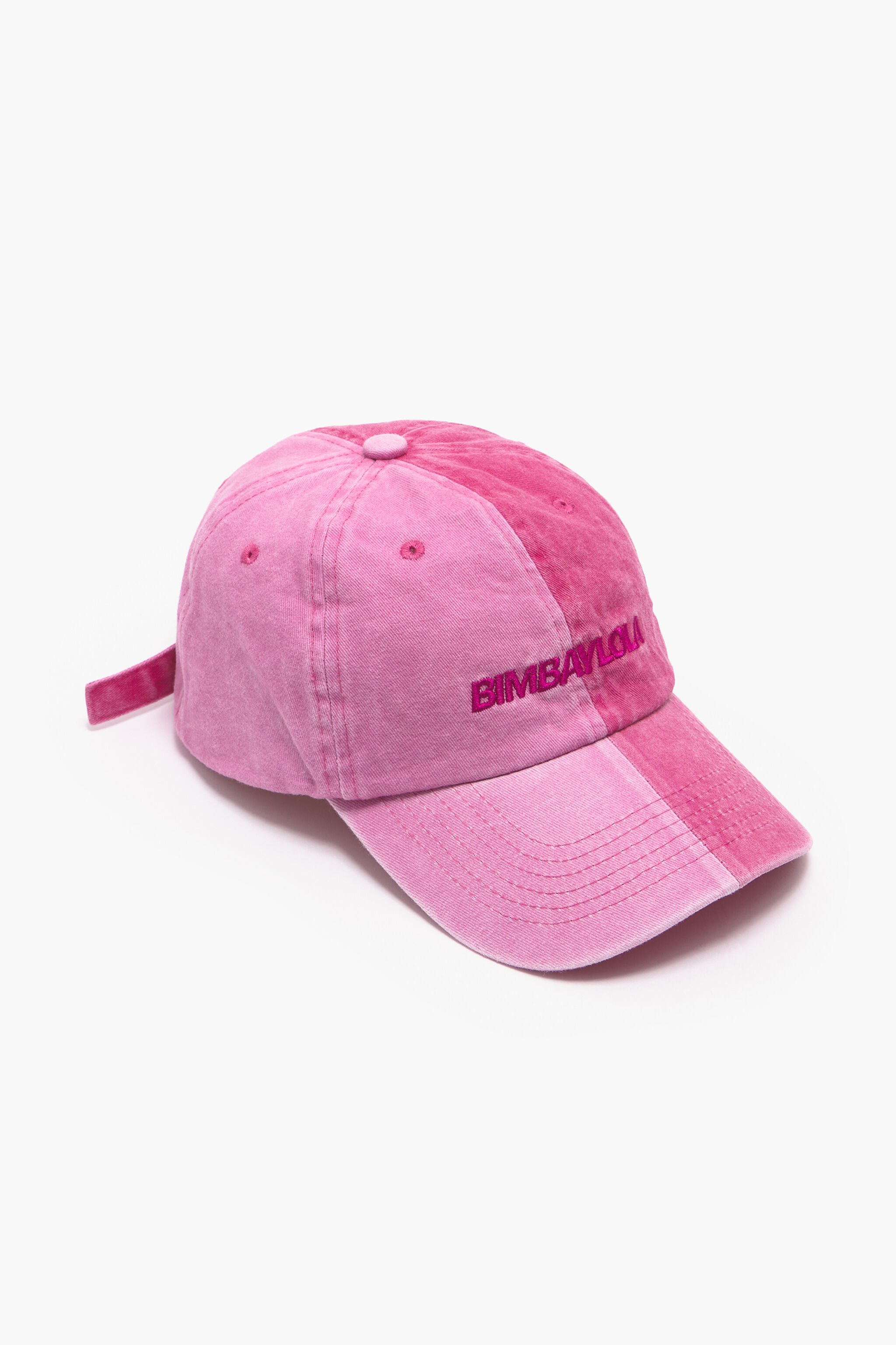 Two-tone pink cotton cap