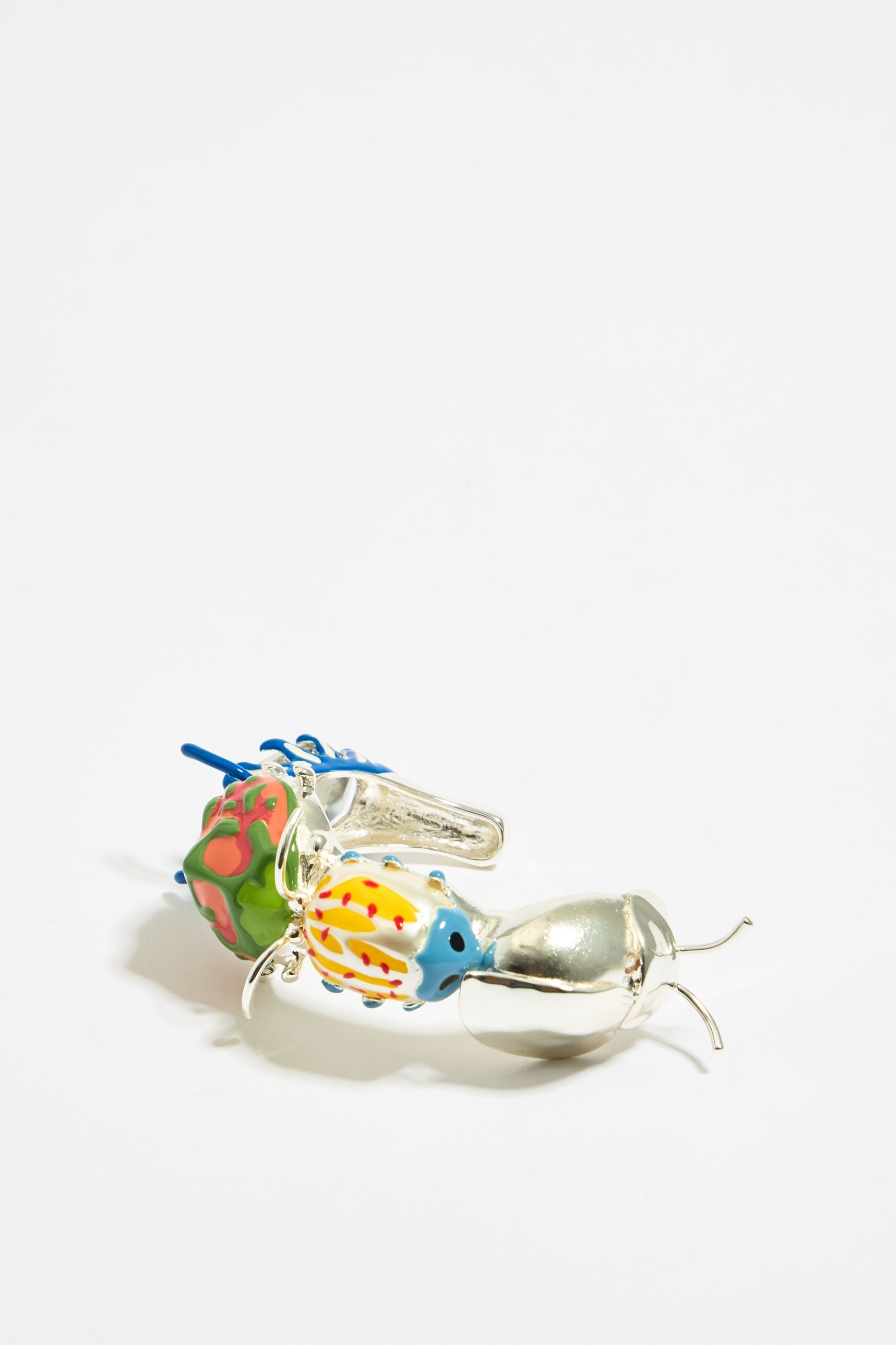 Silver rigid bracelet