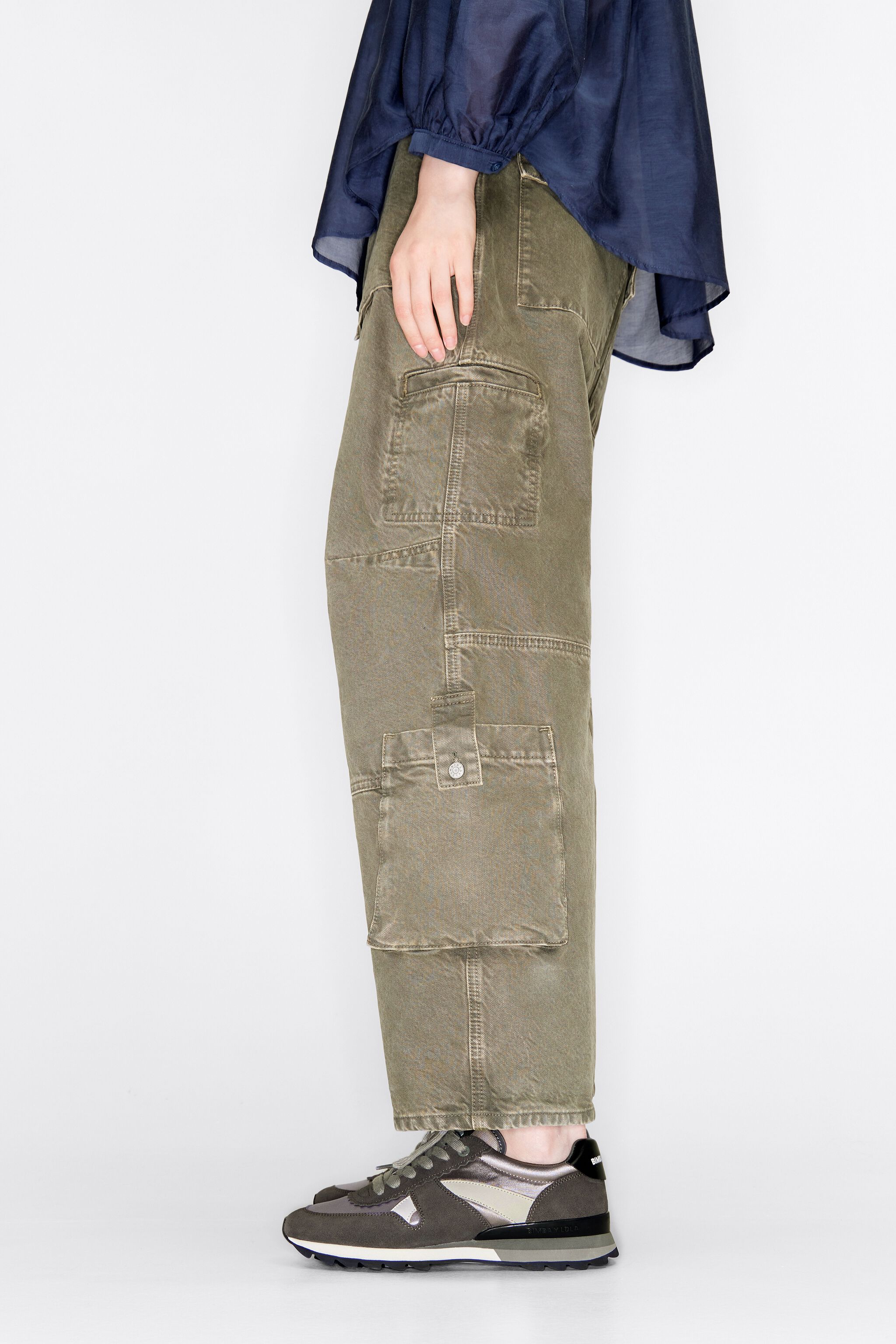 Dark silver 13 19 technical sneaker