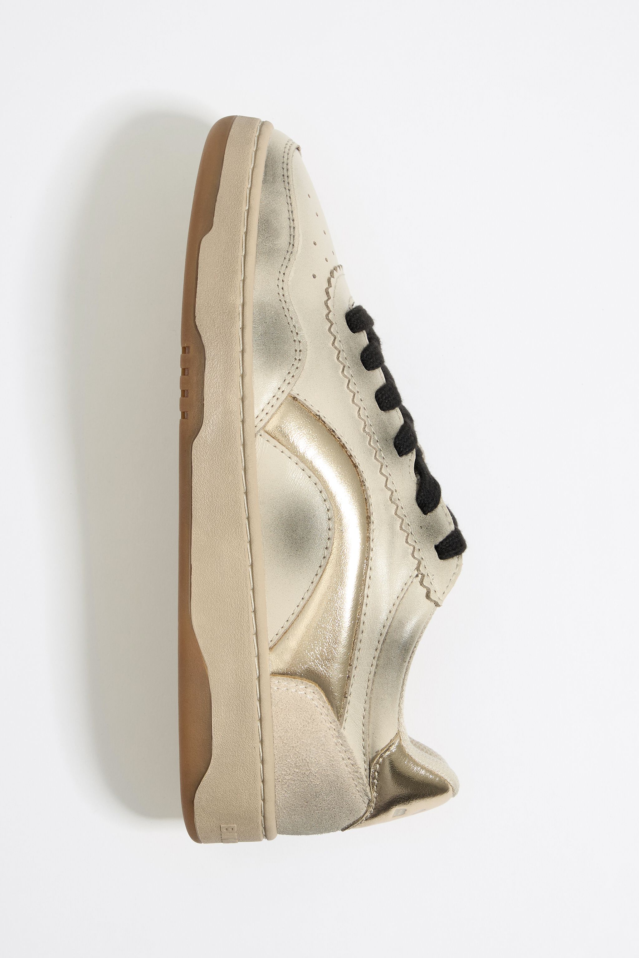 Gold leather 13 57 cupsole sneaker