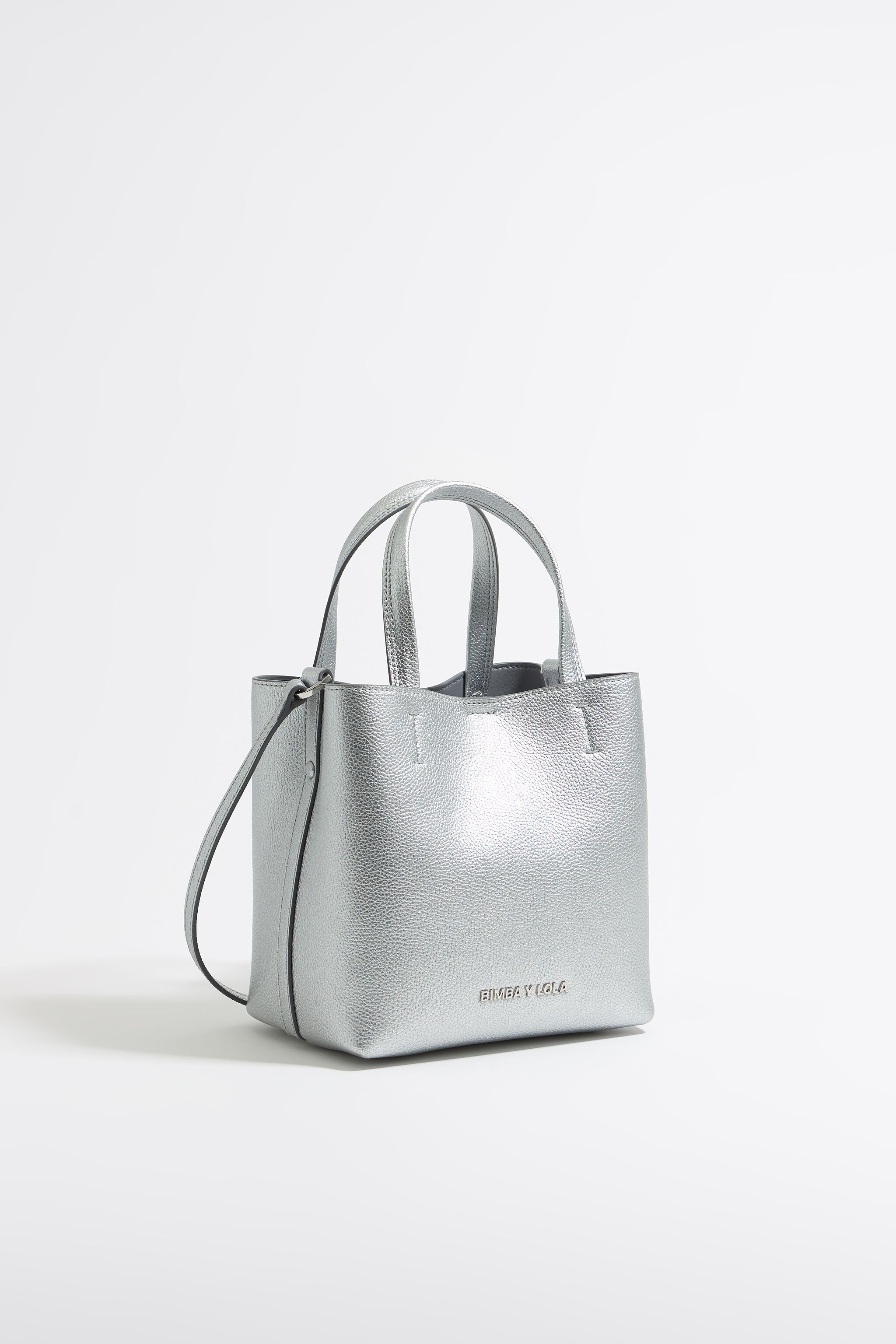 Bolso Chihuahua peque&ntilde;o piel plata