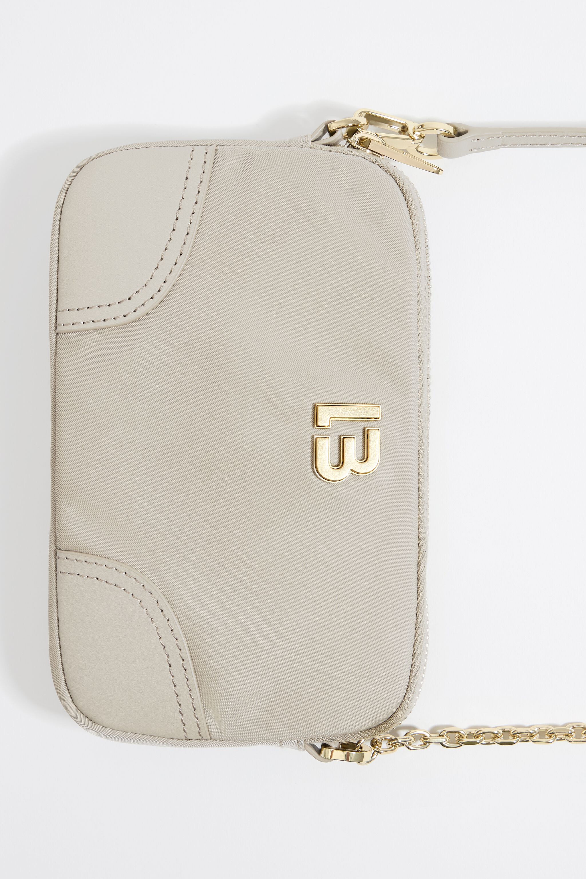 Mini stone nylon crossbody bag