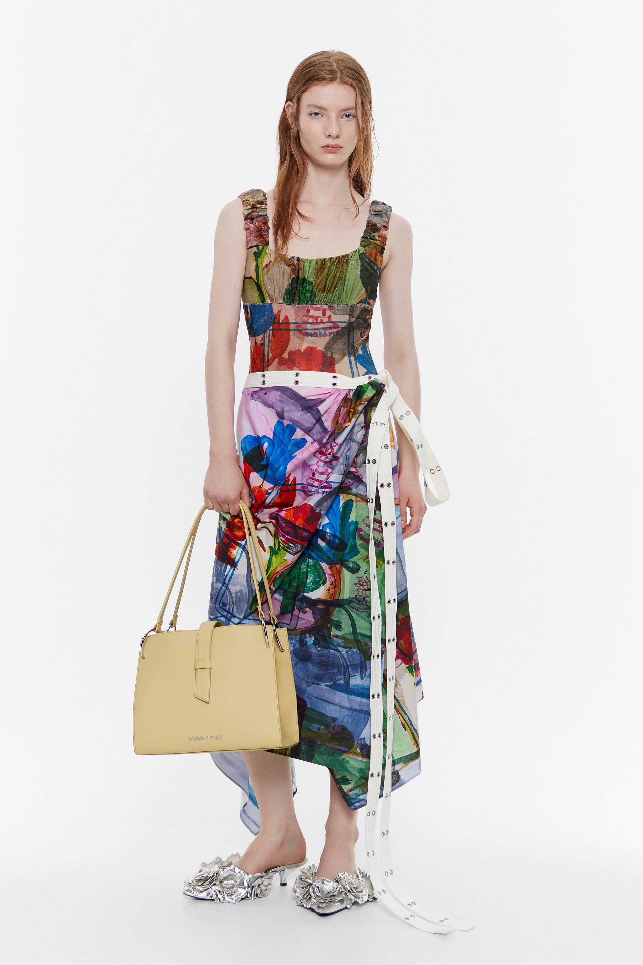 Parque full midi wrap skirt