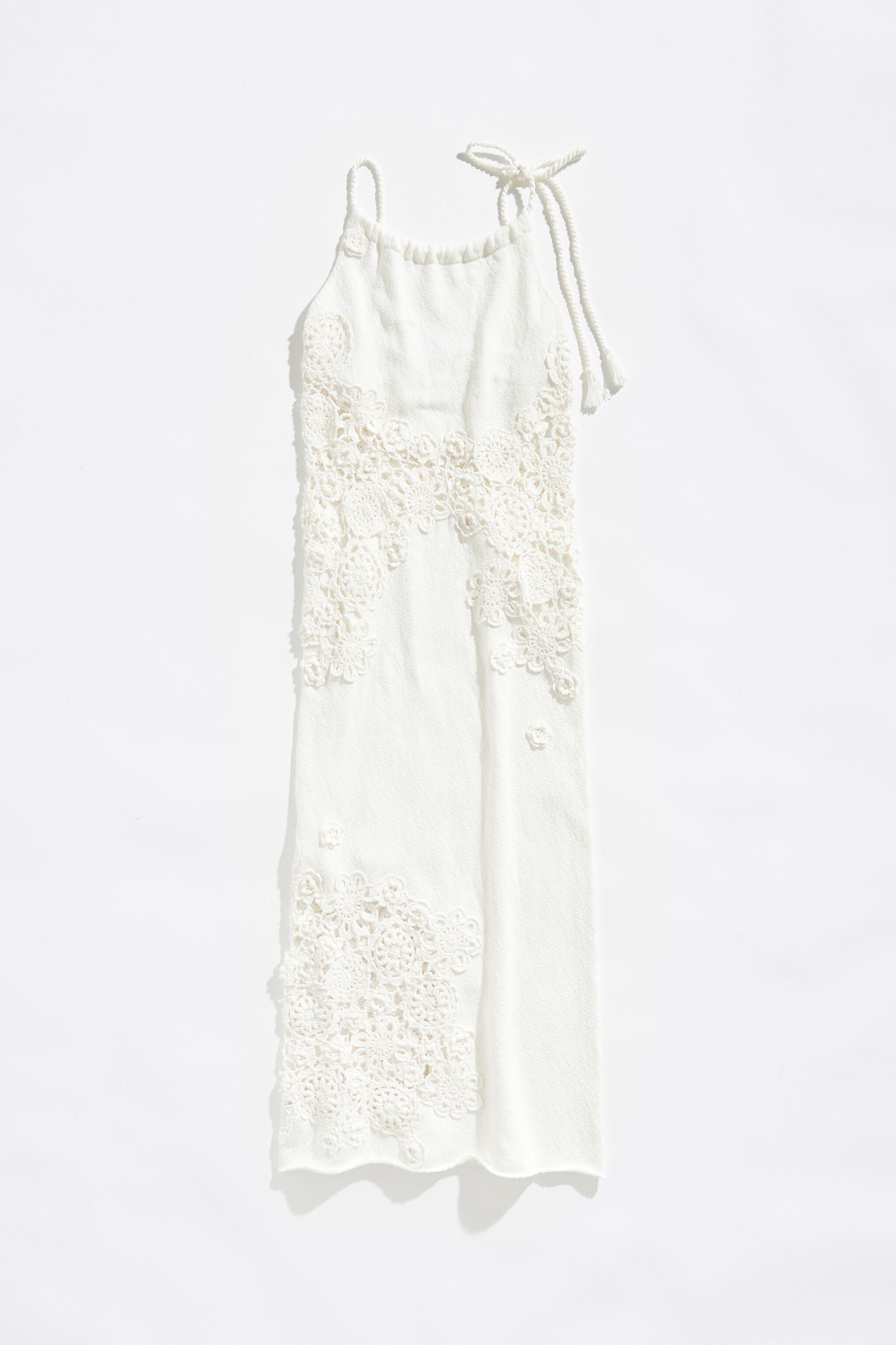 Vestido crochet blanco