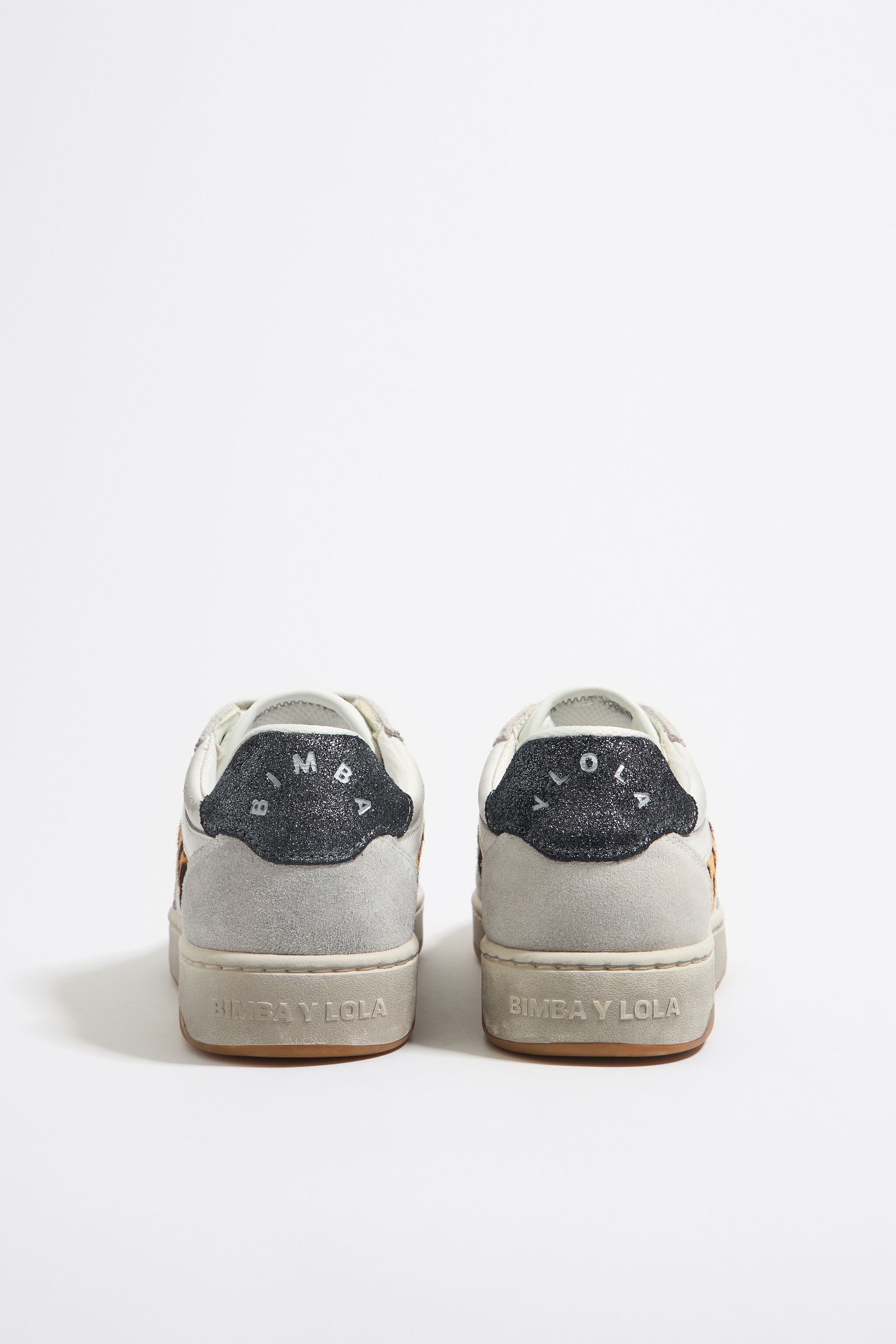 White Leopard print leather 13 57 cupsole sneaker