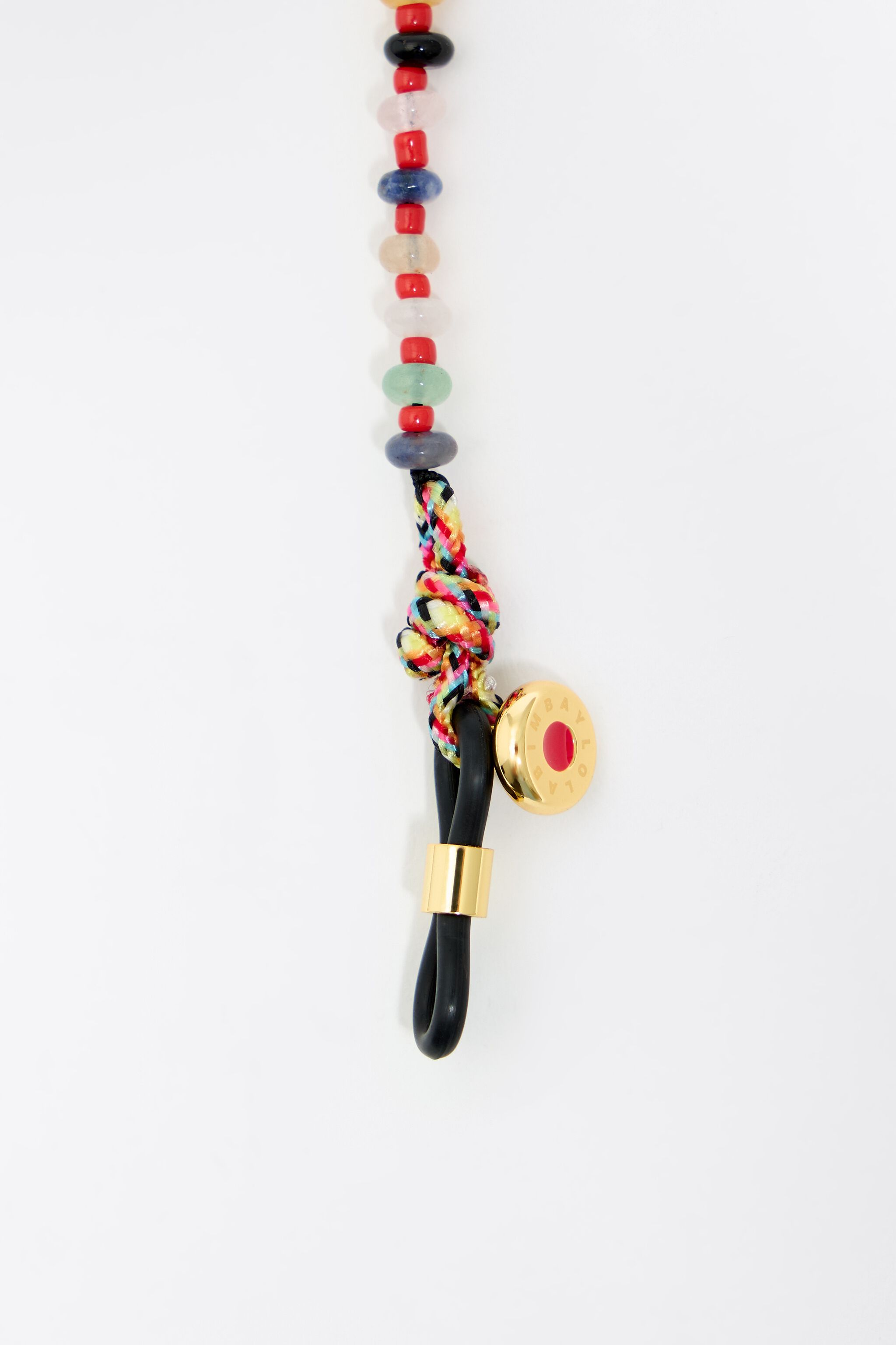 Orange beads glasses chain