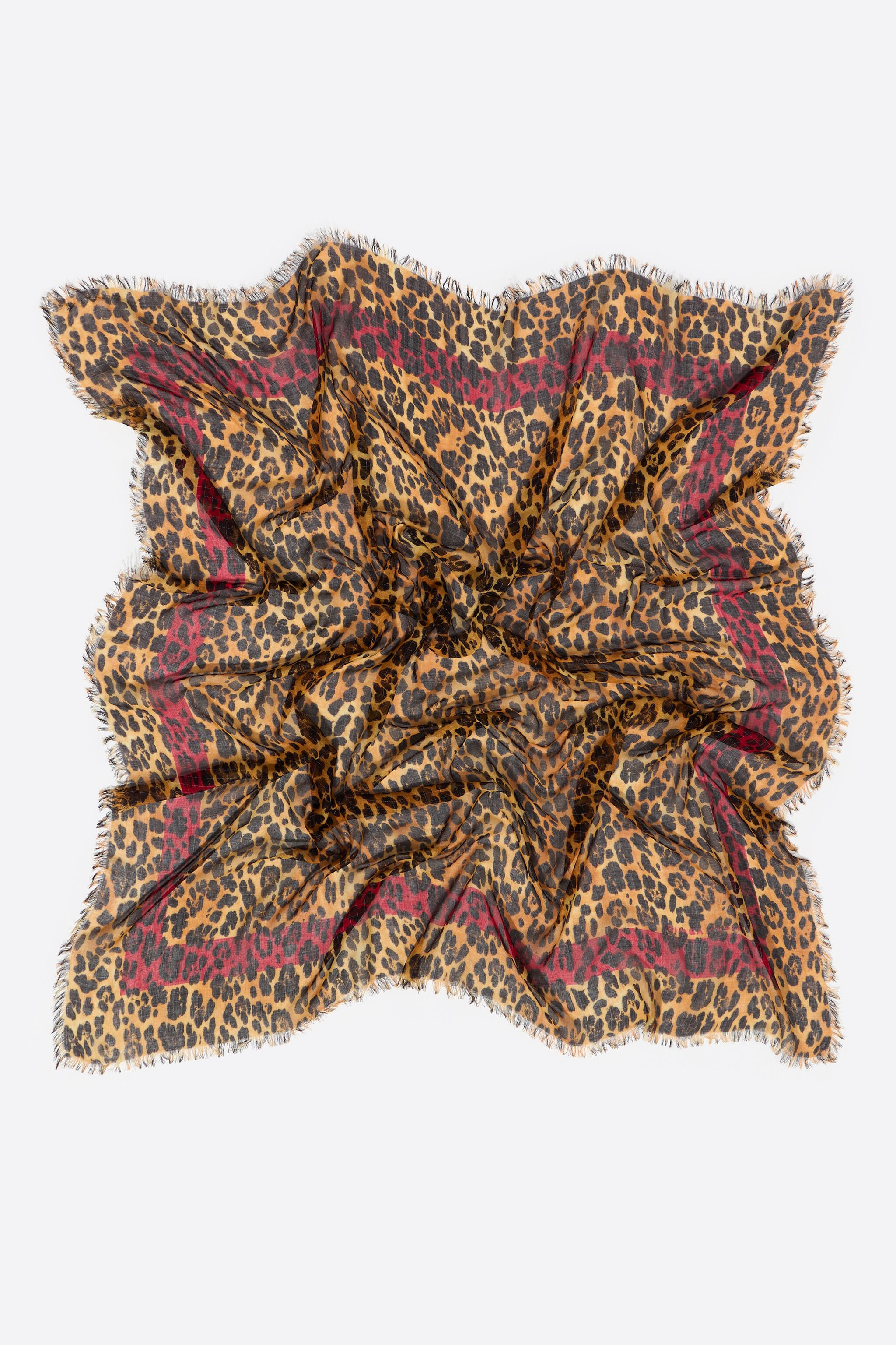 Camel Leopard shawl