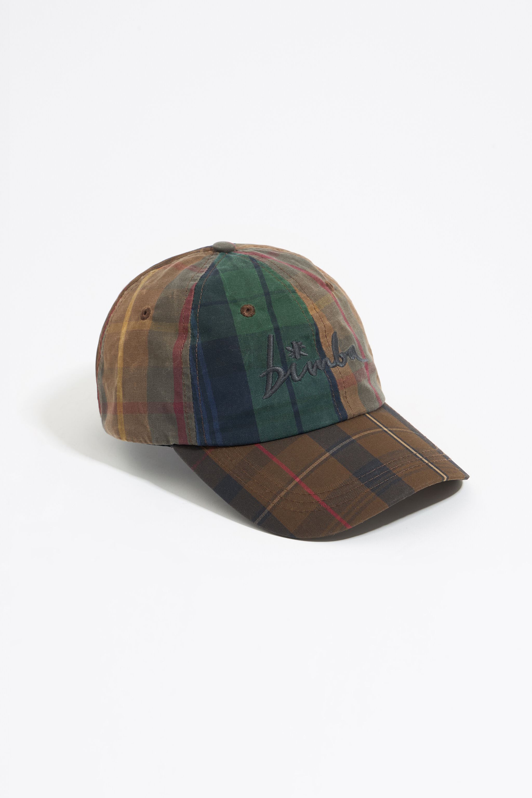 Blue checked cap