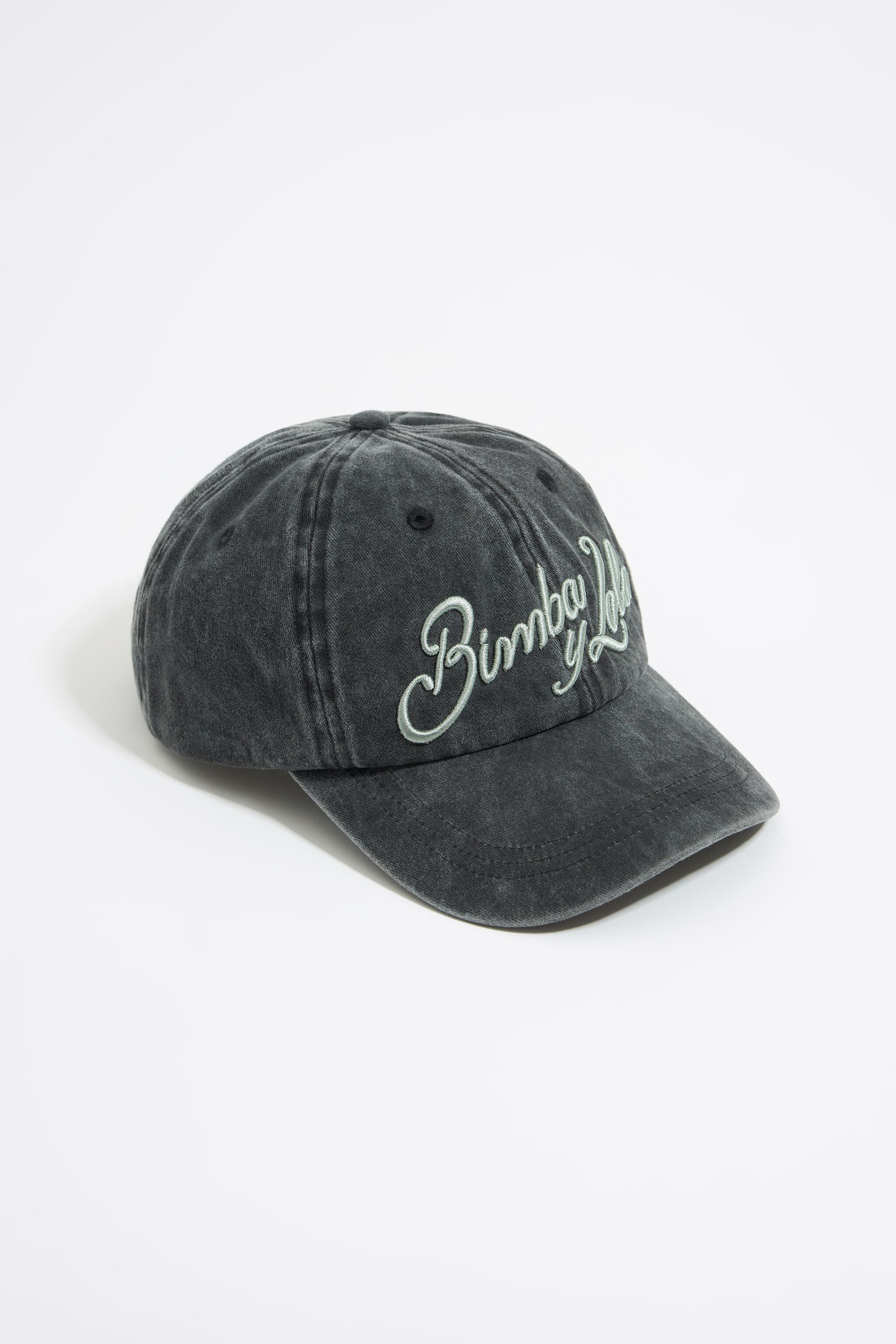 Black cotton cap