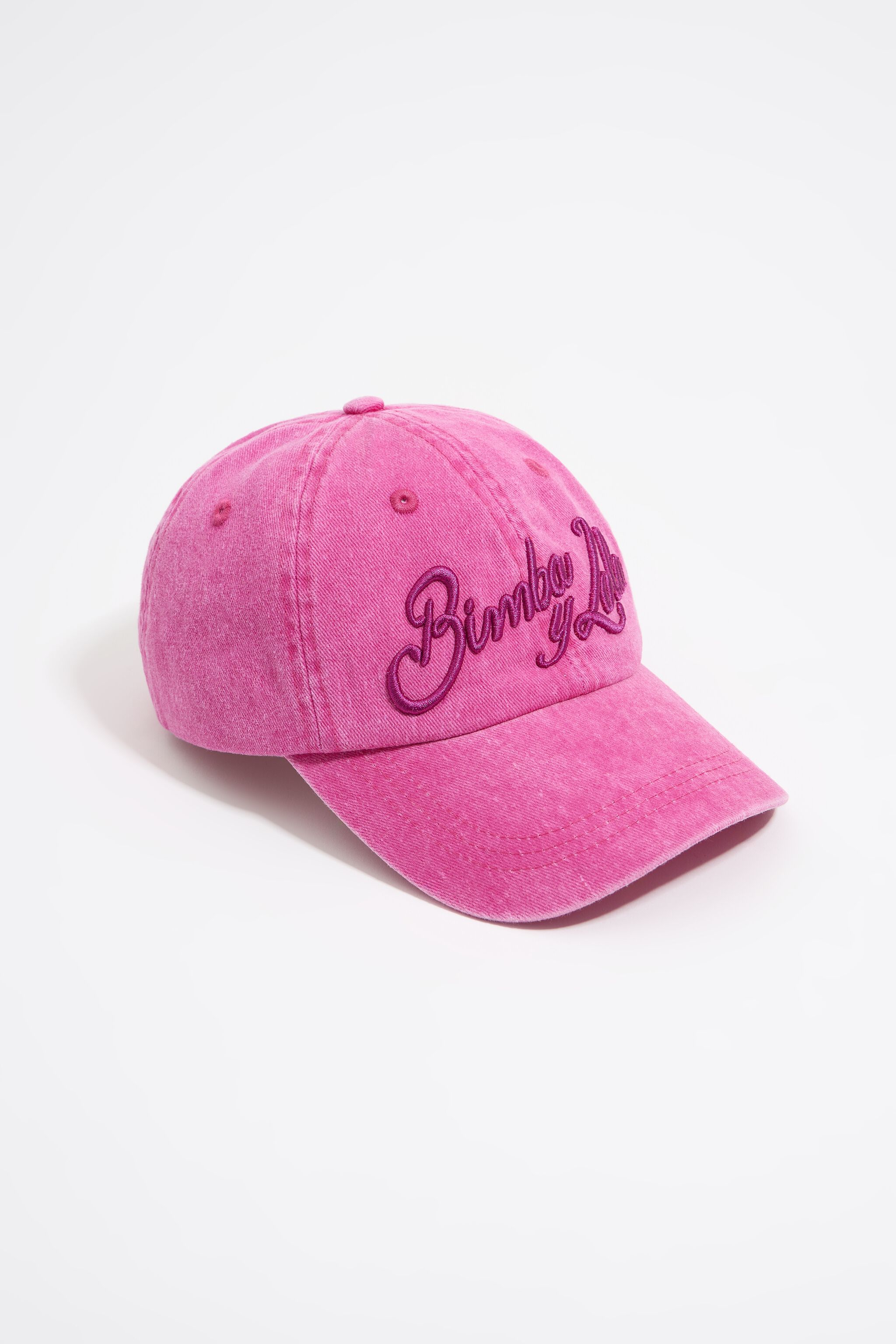 Pink cotton cap