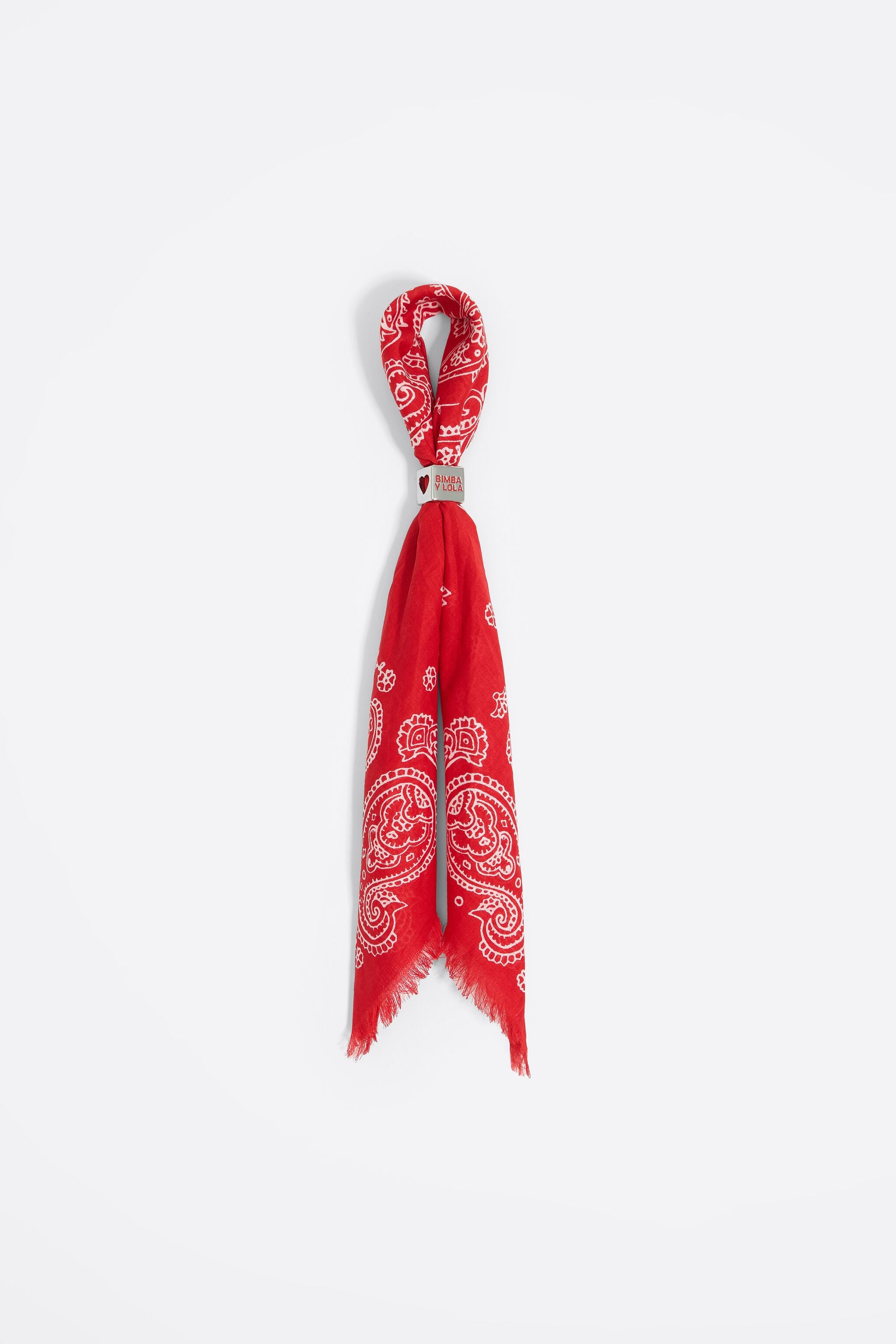 Charm bolso pa&ntilde;uelo rojo