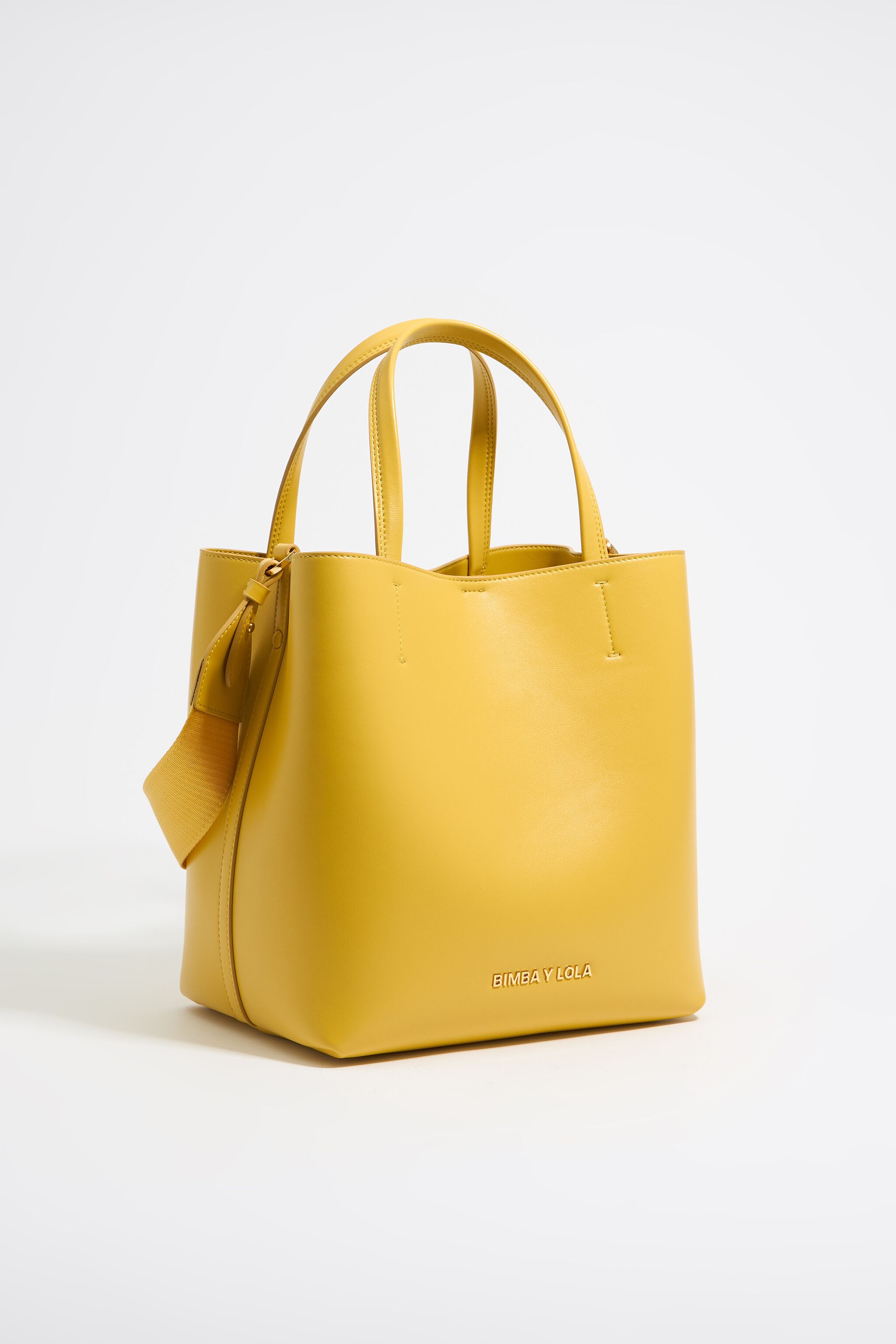 Bolso Chihuahua grande piel amarillo