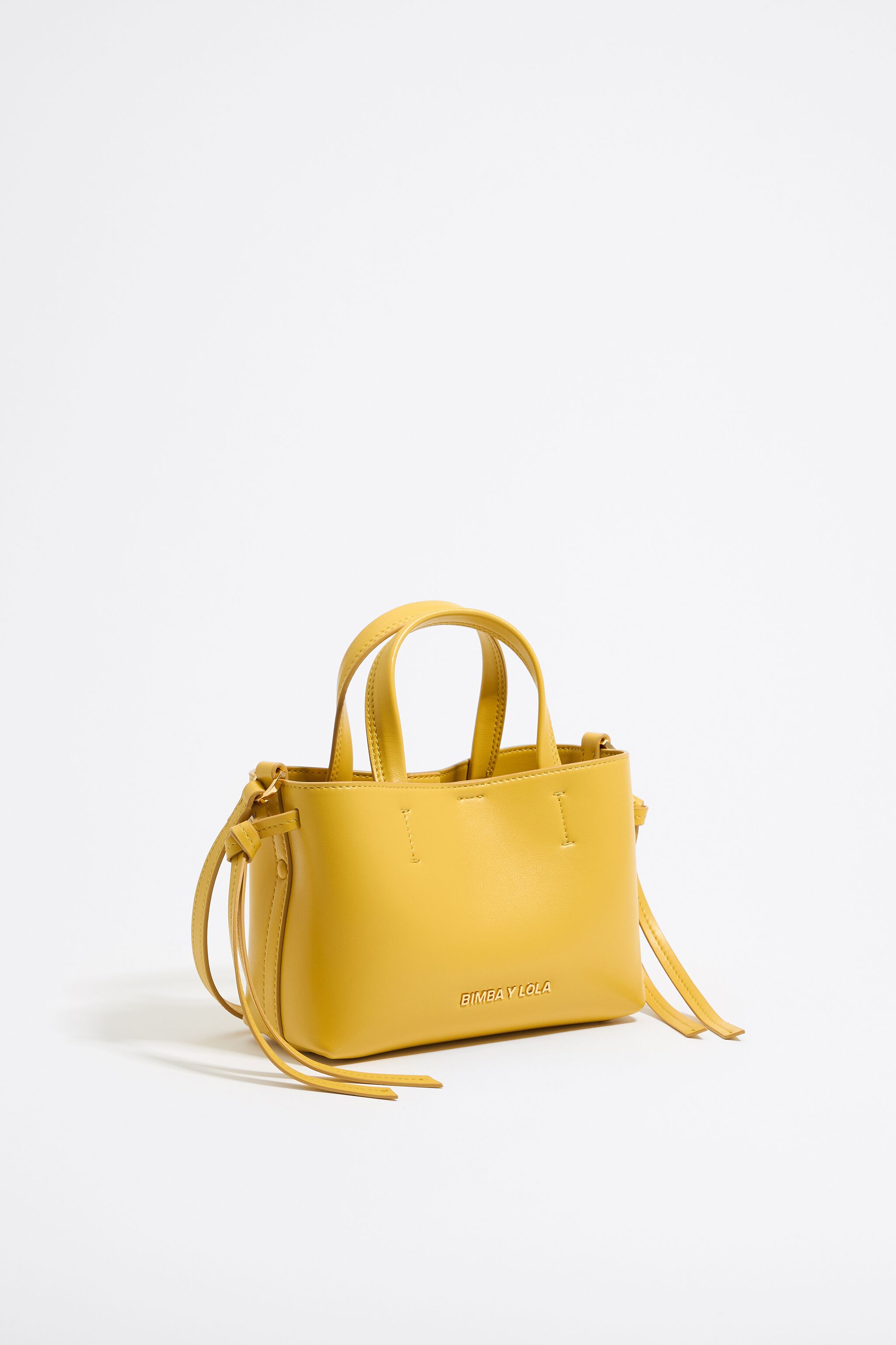 Bolso Chihuahua mini piel amarillo