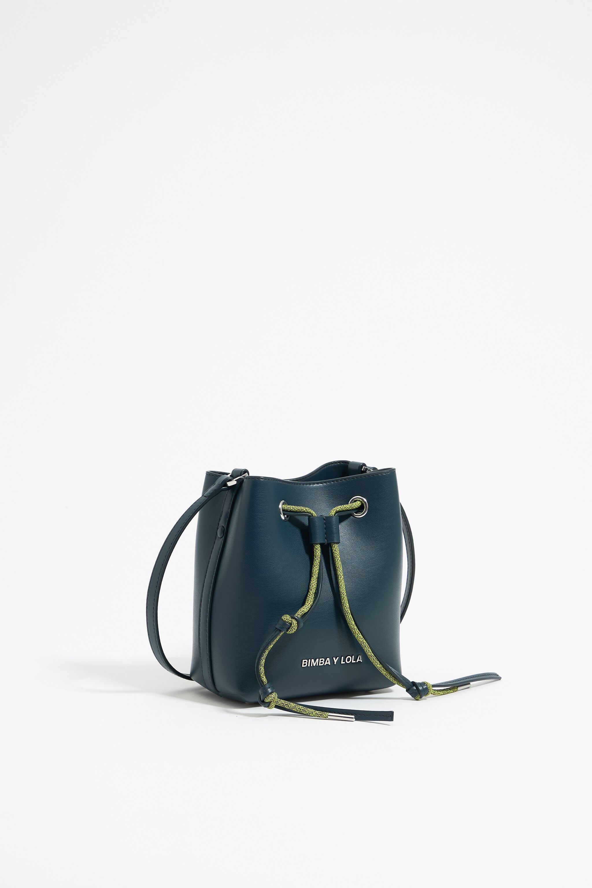 Bolso Chihuahua mini piel verde azulado
