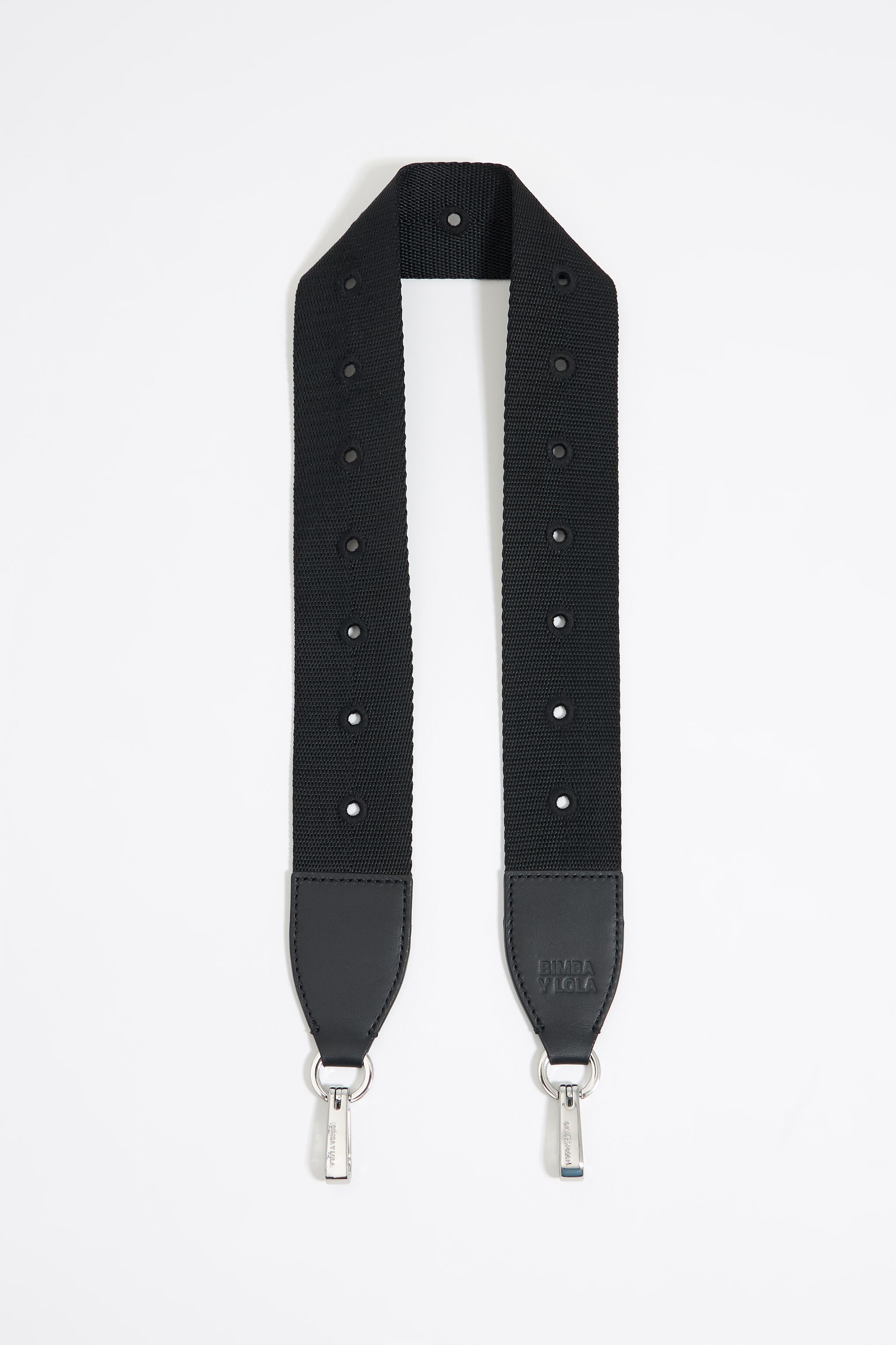 Black customizable crossbody strap