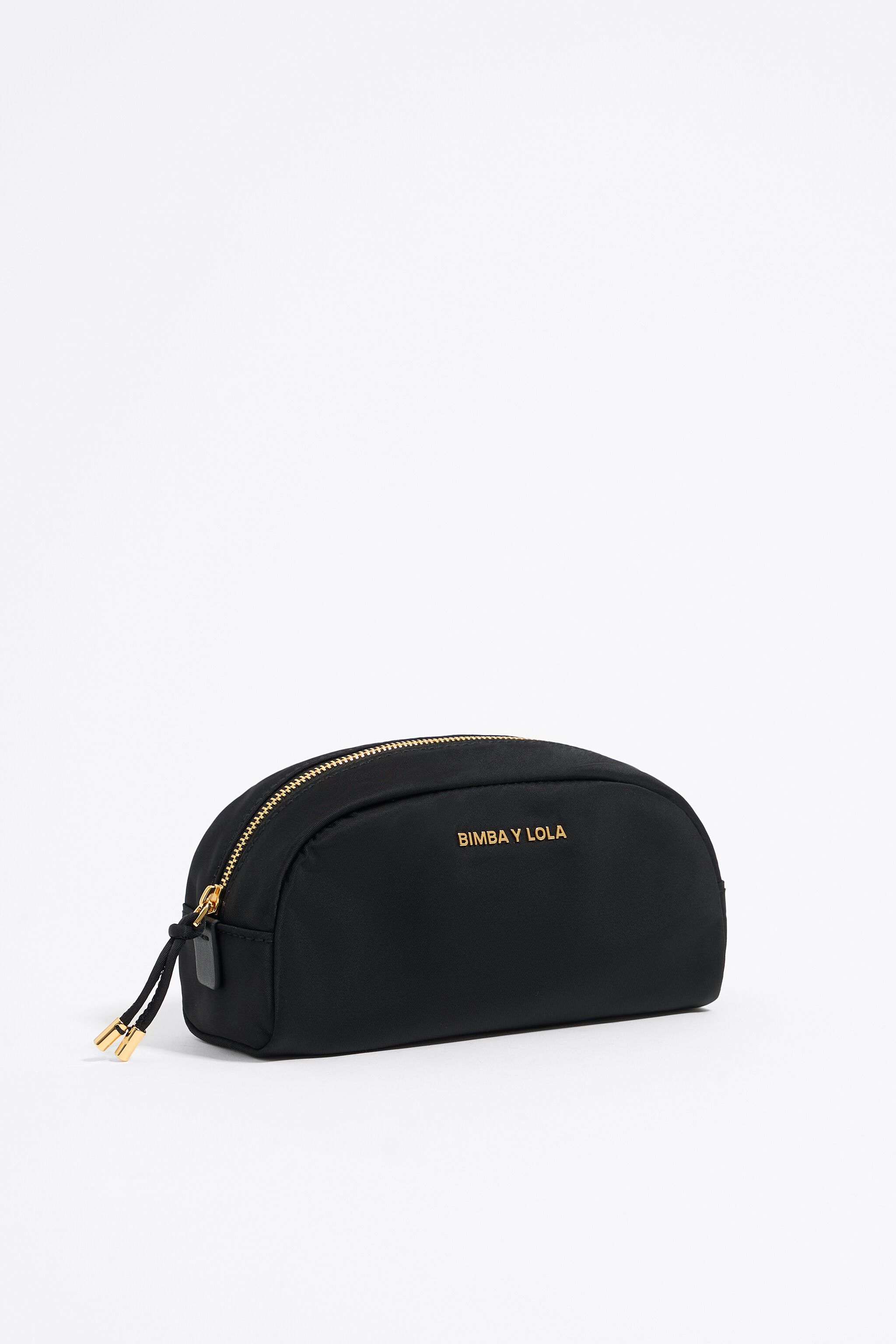 Black nylon make-up case