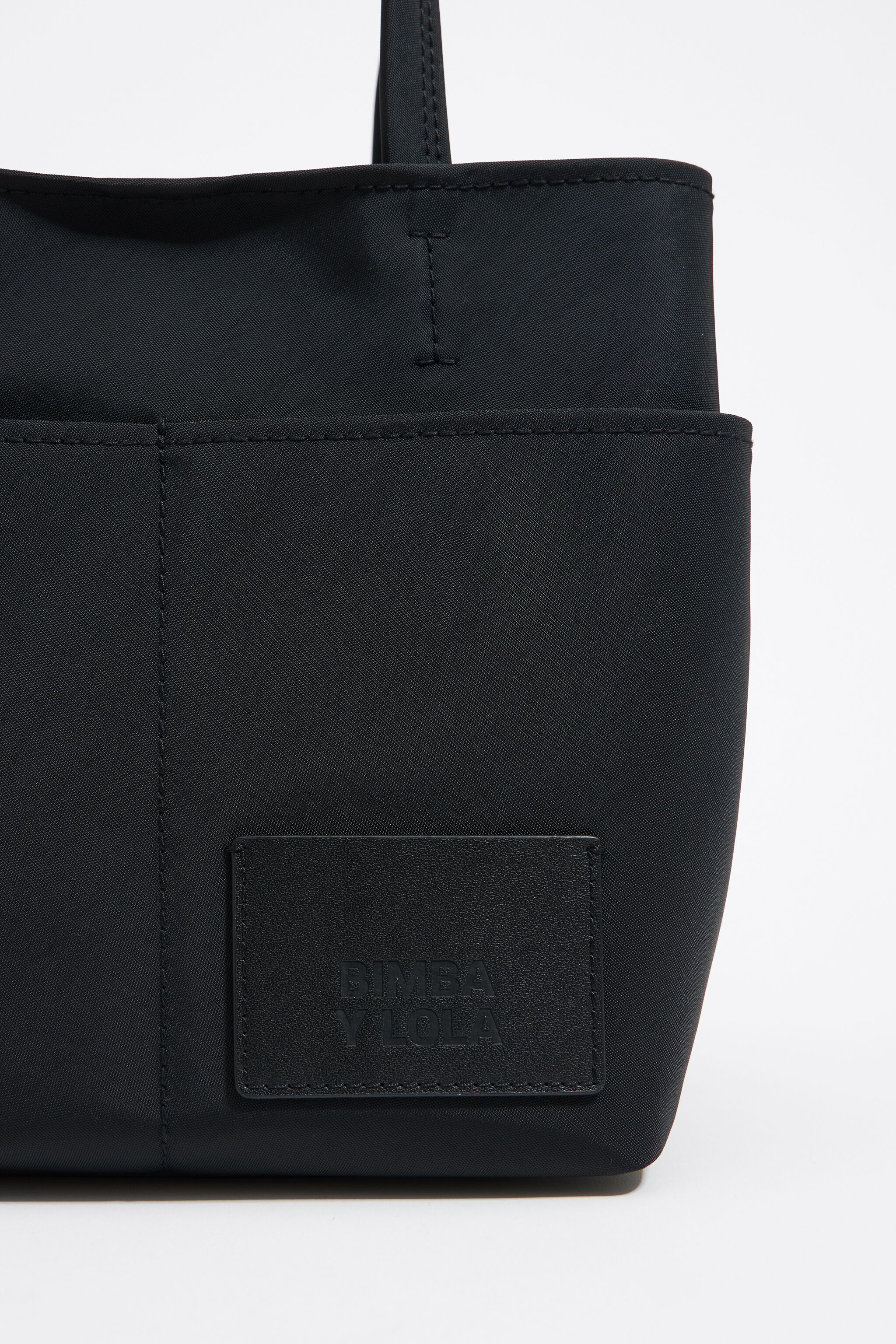 Small black nylon Chihuahua bag