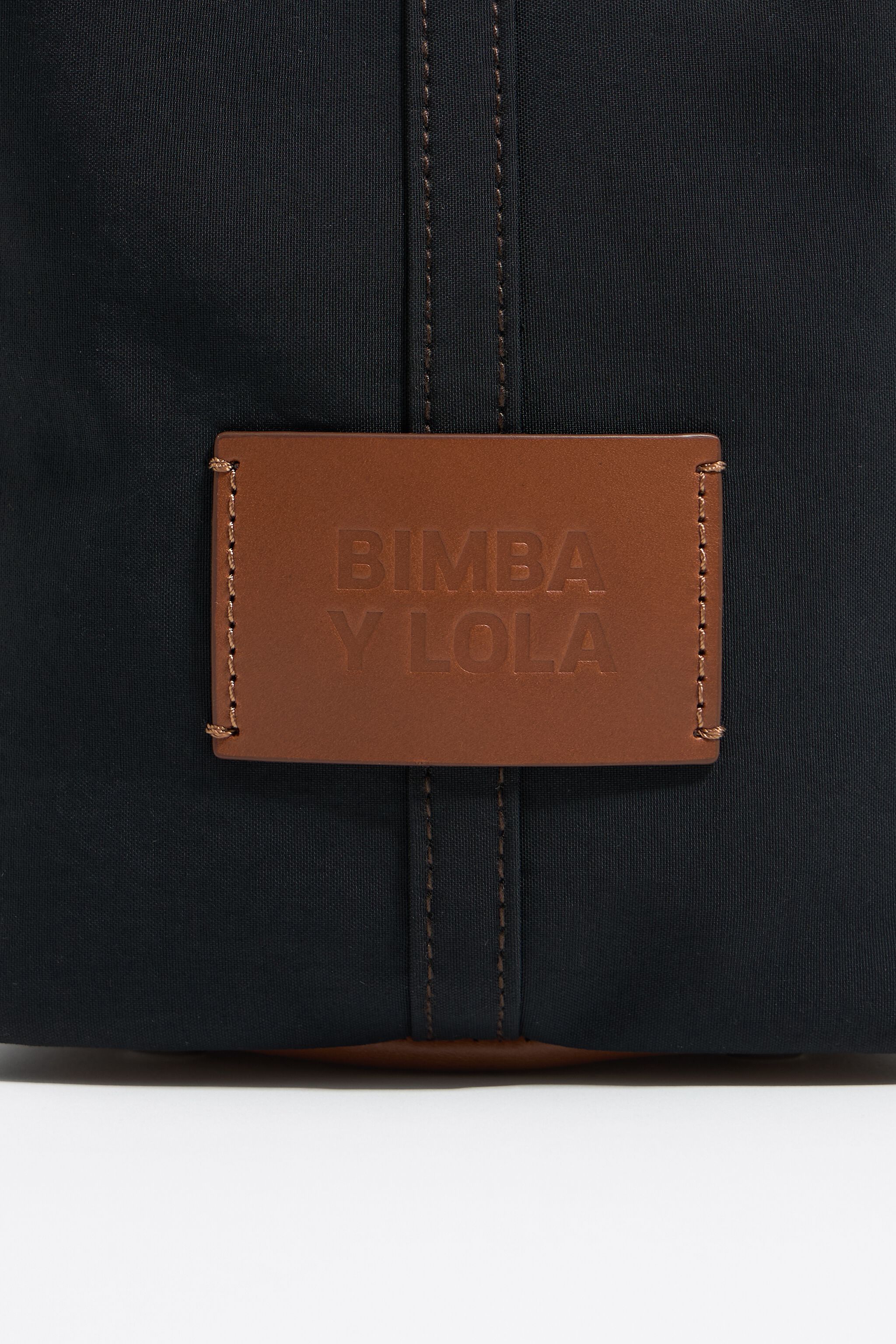 Large anthracite gabardine Chihuahua shopper bag