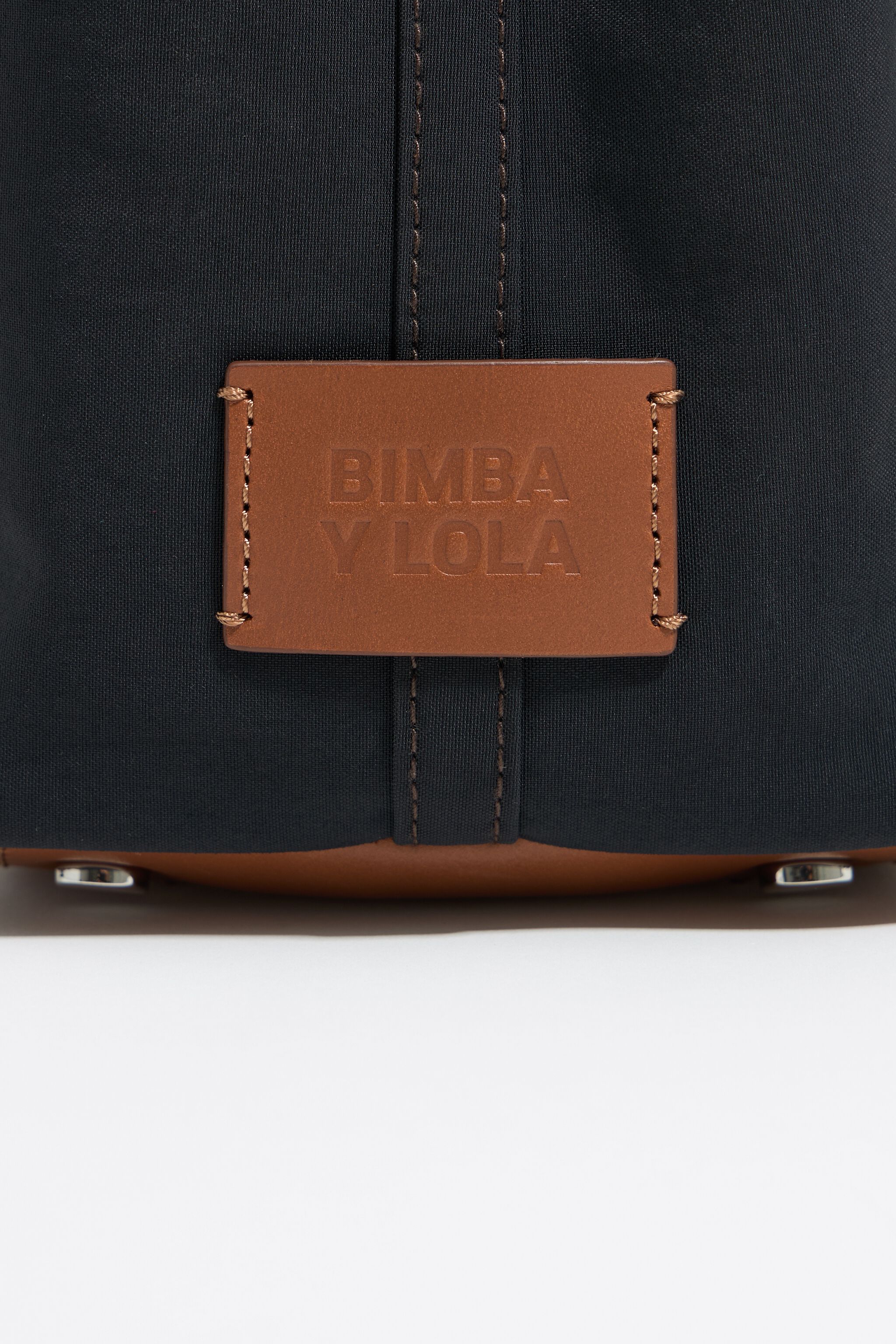 Small anthracite gabardine Chihuahua bag