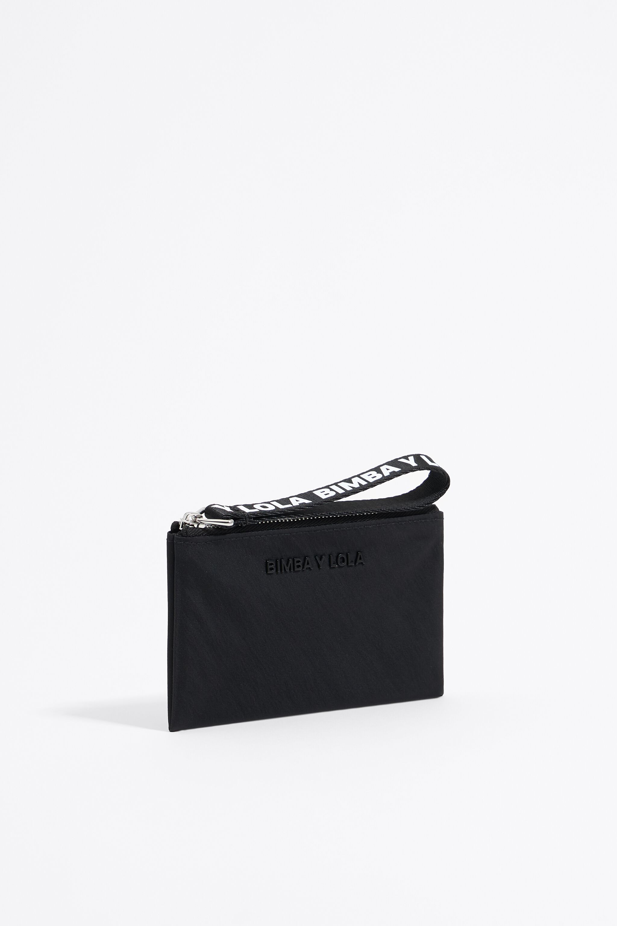 Monedero nylon negro