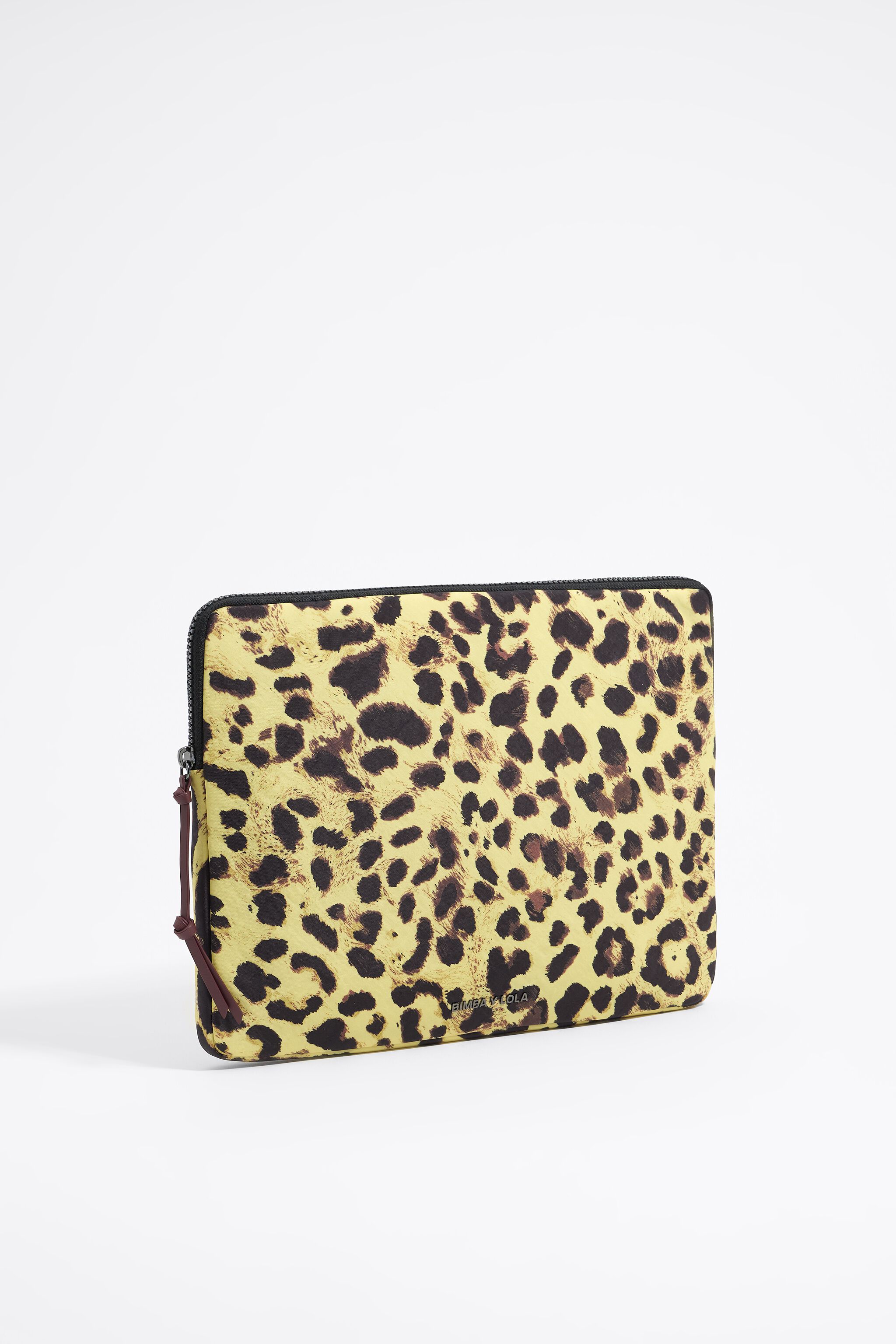 Yellow Animal nylon 13.5" laptop sleeve