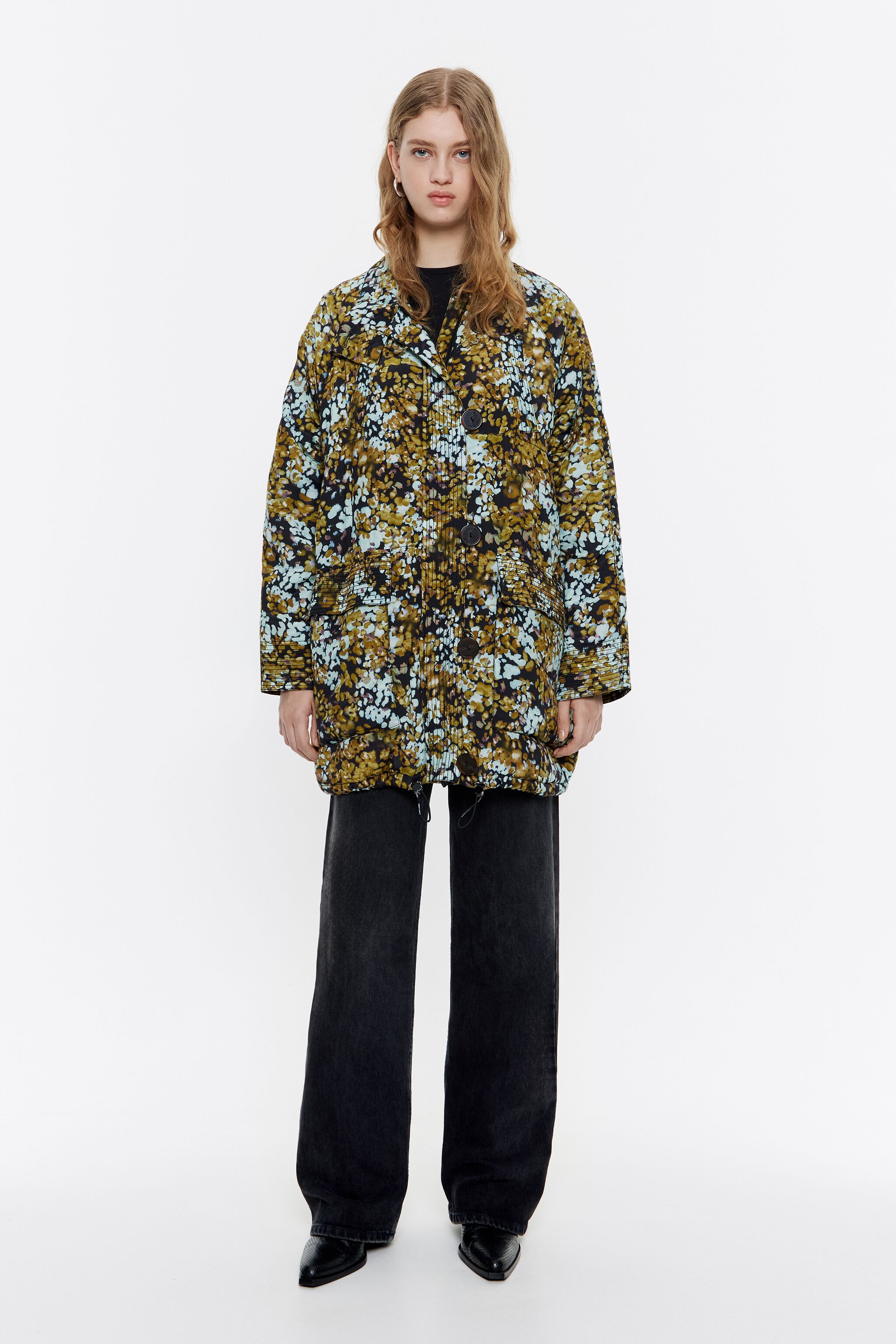 Ocher Leomimosa padded jacket