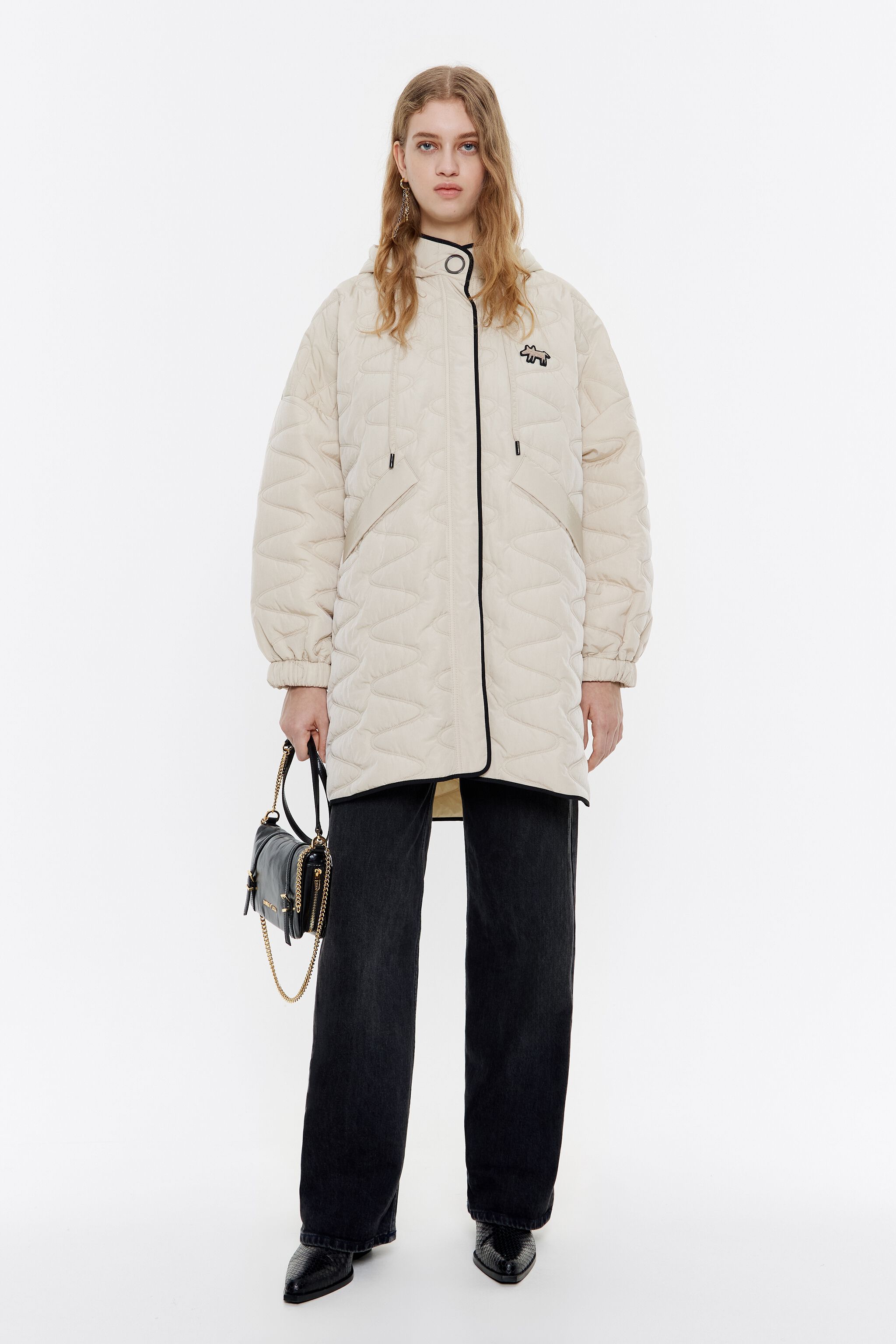 Ivory padded jacket