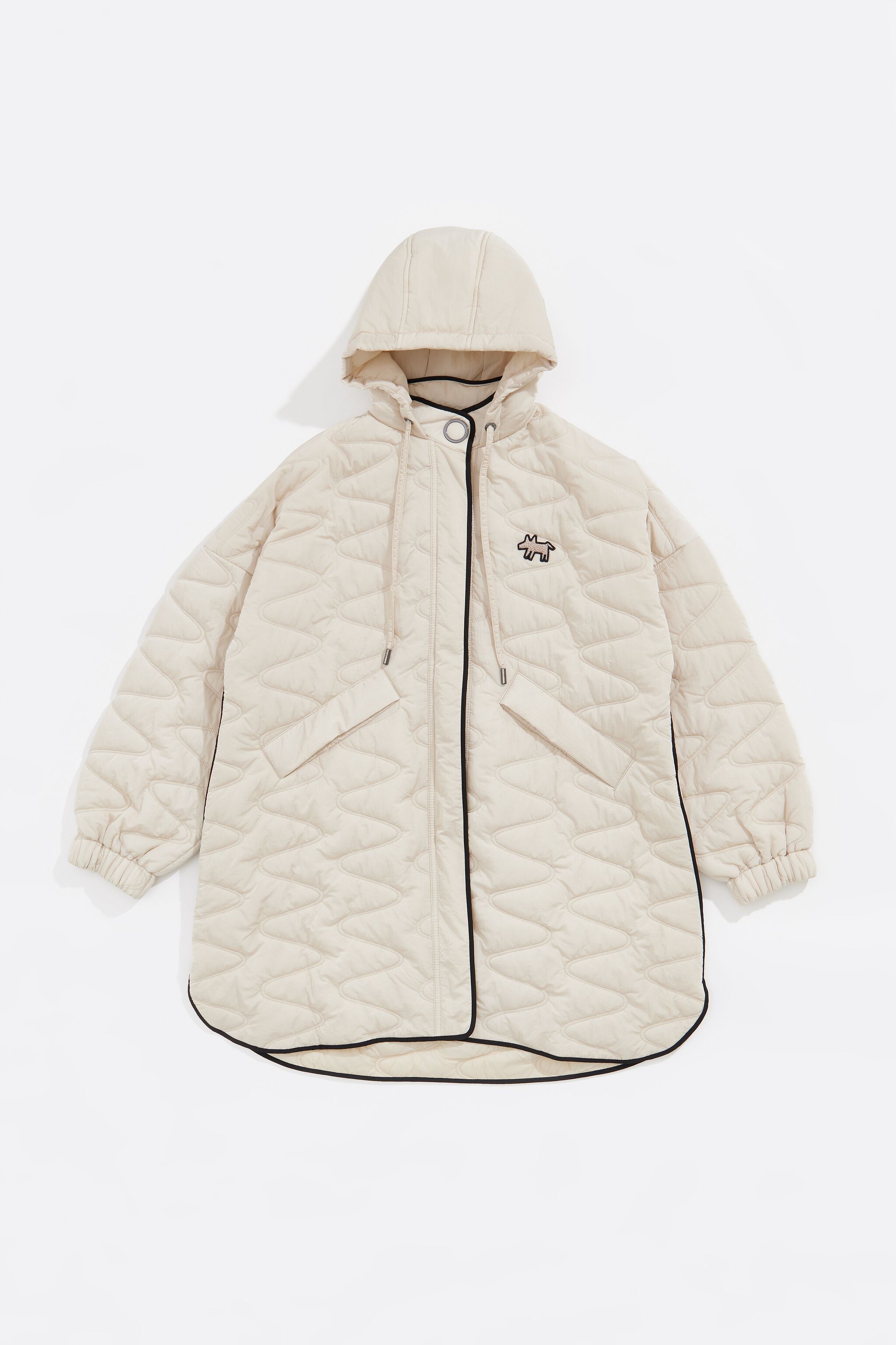 Ivory padded jacket
